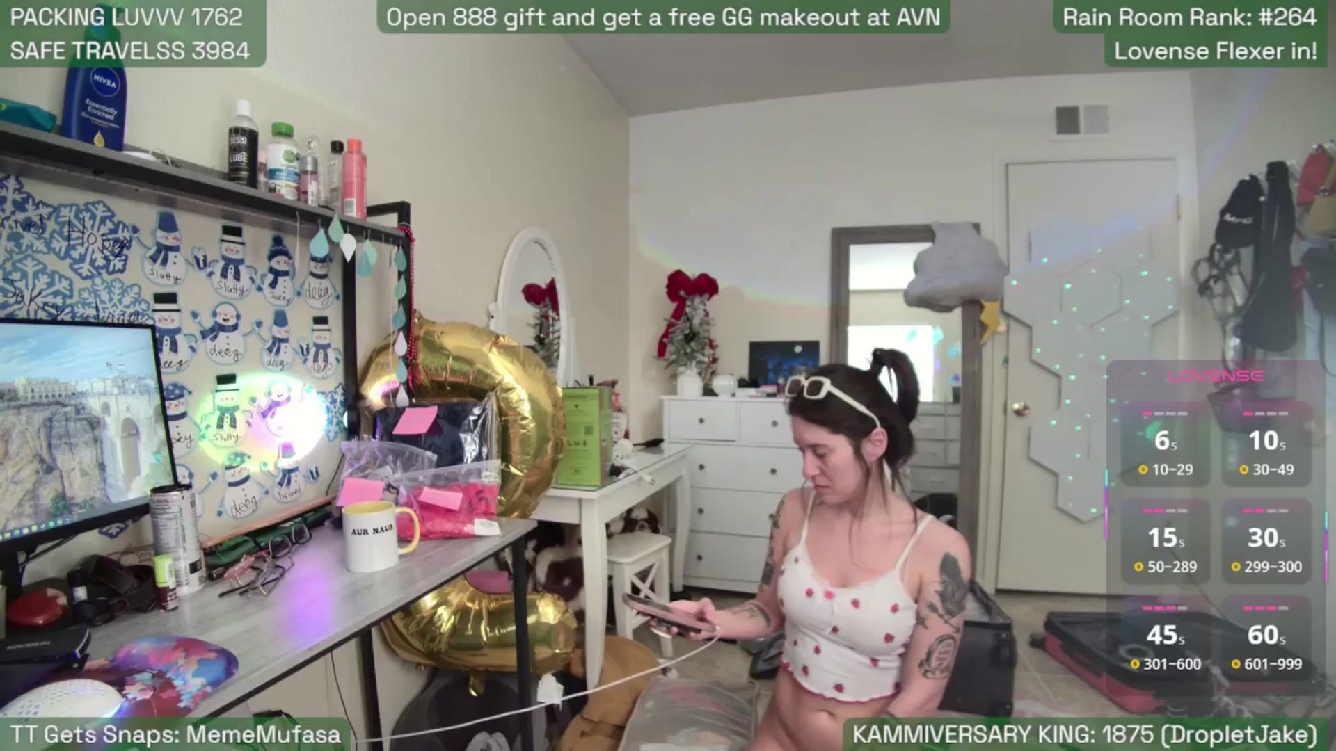 Gallery image thumbnail from SabrinaRain's myfreecams stream on, 01/18/2026, 23:31 image 16 of 20