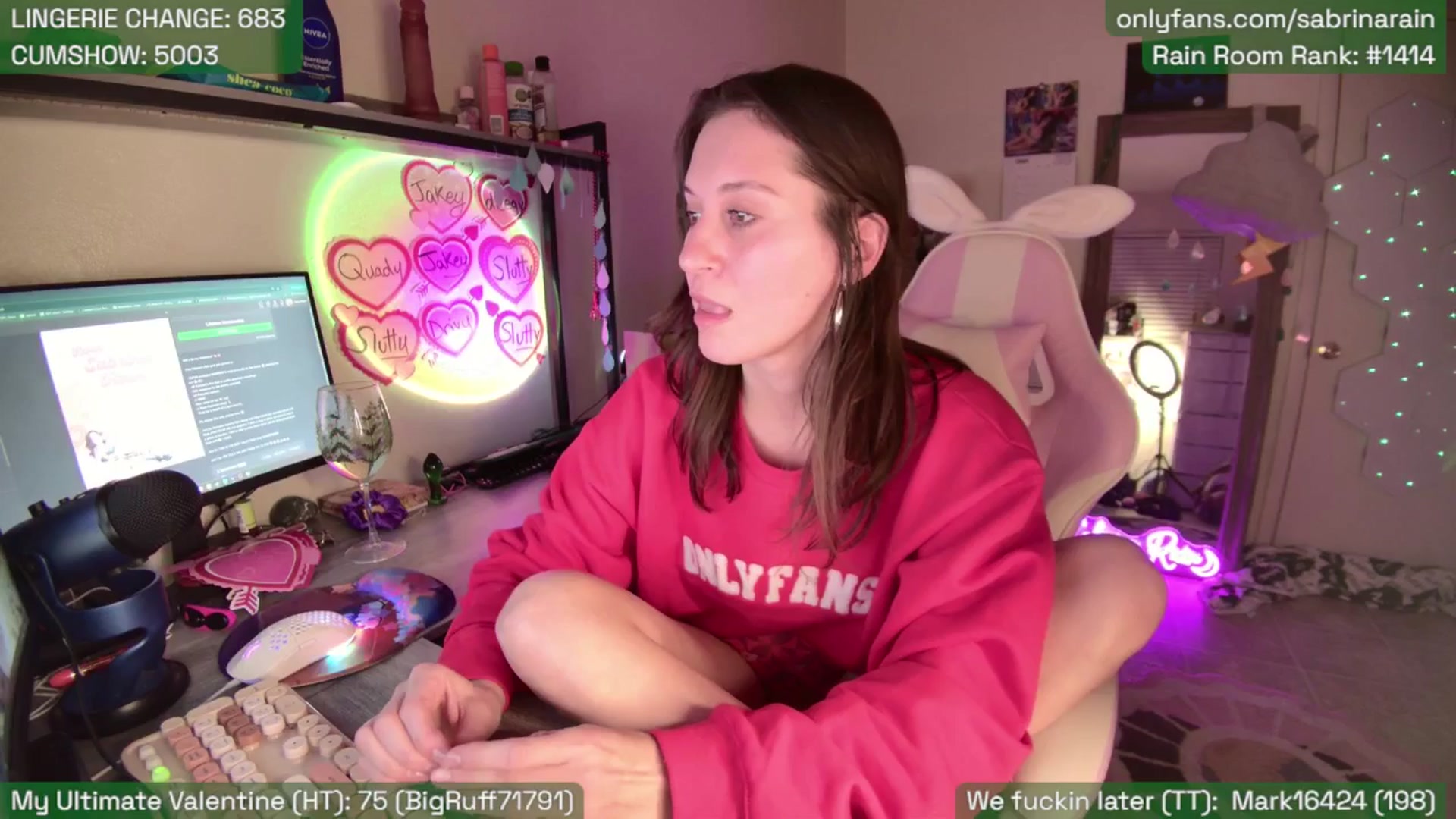 Gallery image thumbnail from SabrinaRain's myfreecams stream on, 02/11/2026, 05:02 image 16 of 20