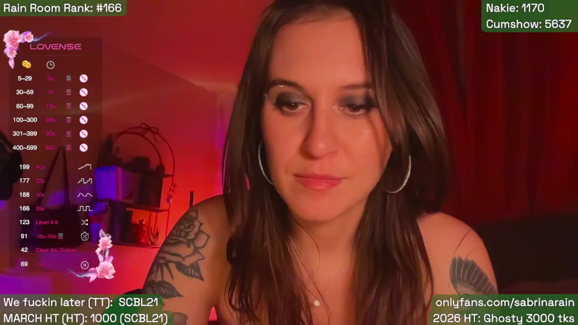 Gallery image thumbnail from SabrinaRain's myfreecams stream on, 03/03/2026, 06:30 image 18 of 20