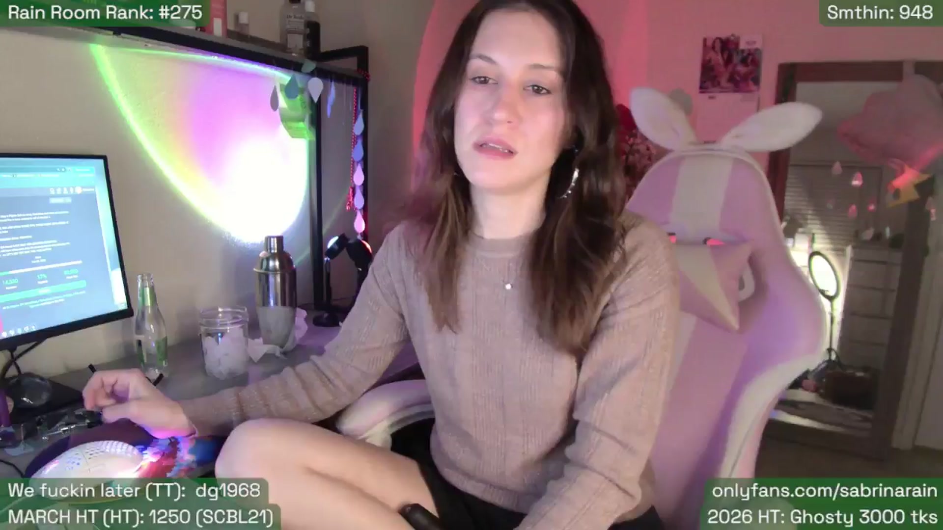 Gallery image thumbnail from SabrinaRain's myfreecams stream on, 03/05/2026, 06:33 image 3 of 20