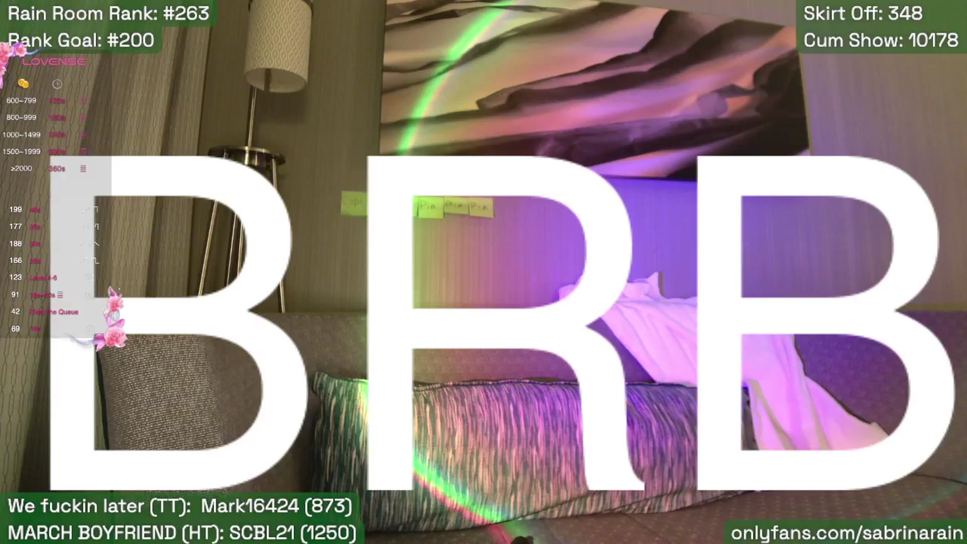 Gallery image thumbnail from SabrinaRain's myfreecams stream on, 03/08/2026, 06:59 image 13 of 20