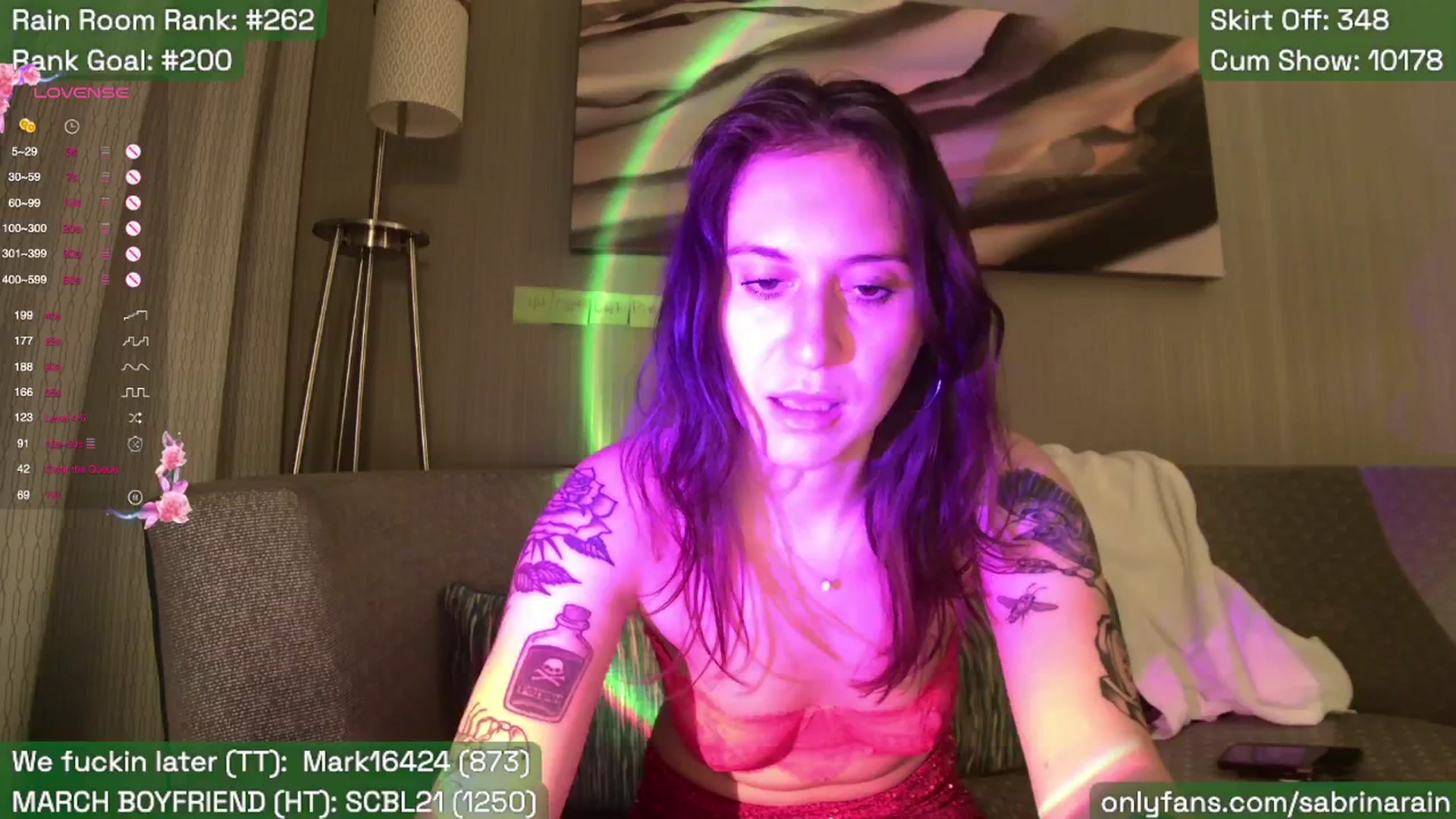 Gallery image thumbnail from SabrinaRain's myfreecams stream on, 03/08/2026, 06:59 image 12 of 20