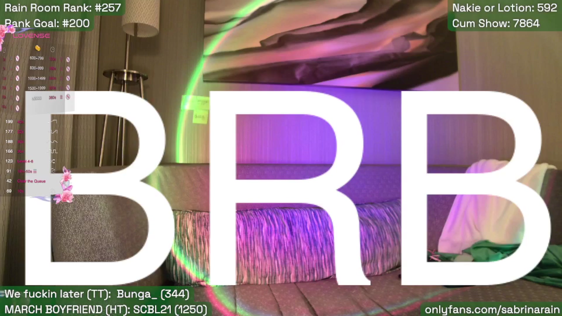 Gallery image thumbnail from SabrinaRain's myfreecams stream on, 03/08/2026, 11:05 image 13 of 20