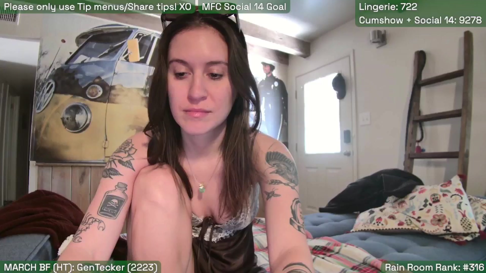 Gallery image thumbnail from SabrinaRain's myfreecams stream on, 03/19/2026, 20:04 image 11 of 20