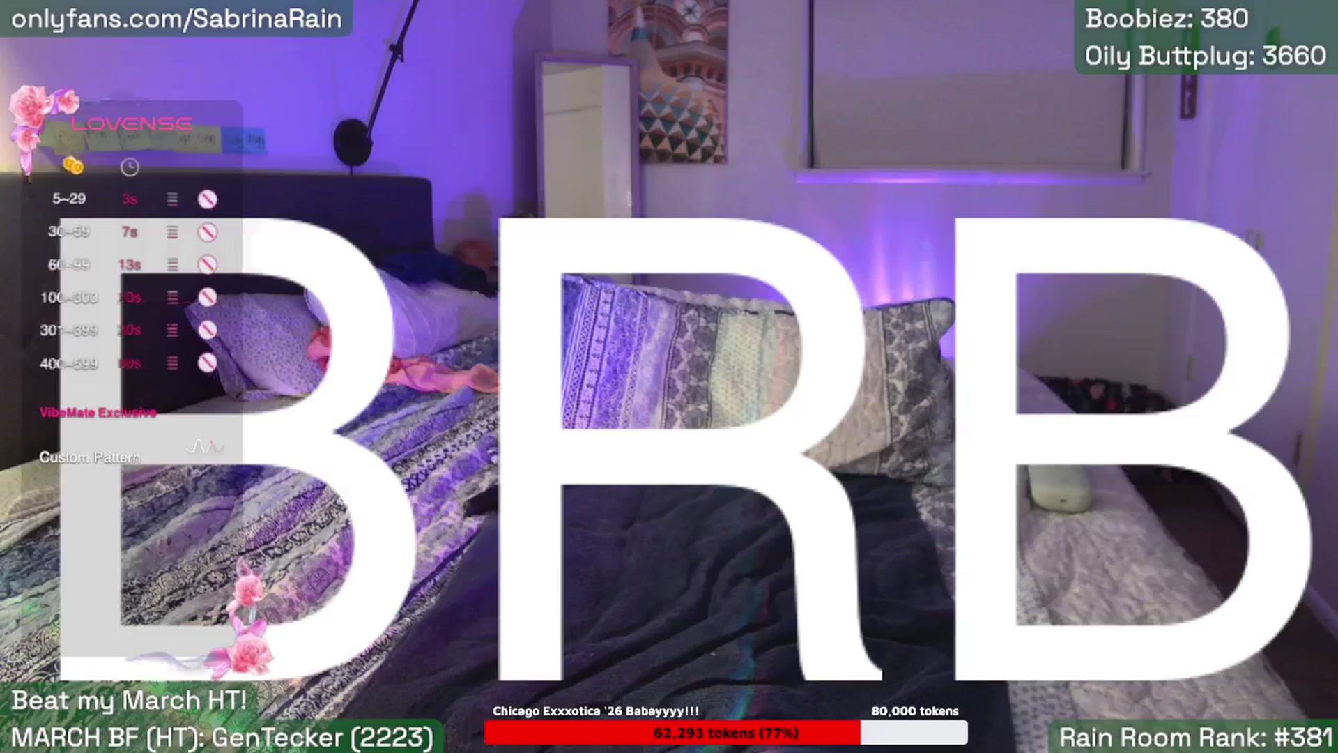Gallery image thumbnail from SabrinaRain's myfreecams stream on, 03/29/2026, 04:21 image 15 of 20