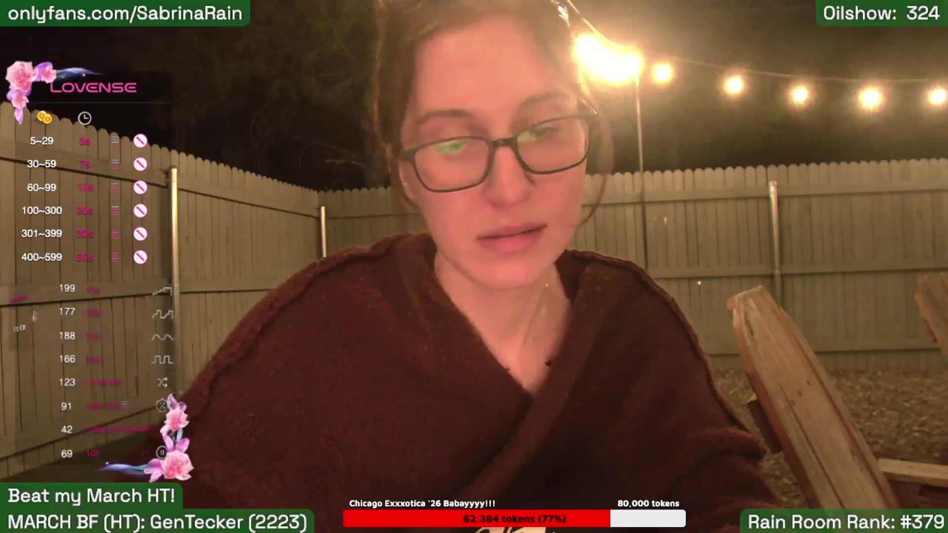 Gallery image thumbnail from SabrinaRain's myfreecams stream on, 03/29/2026, 09:11 image 7 of 20