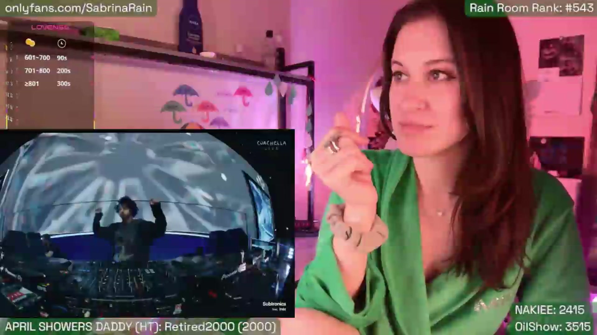 Gallery image thumbnail from SabrinaRain's myfreecams stream on, 04/20/2026, 05:09 image 19 of 20