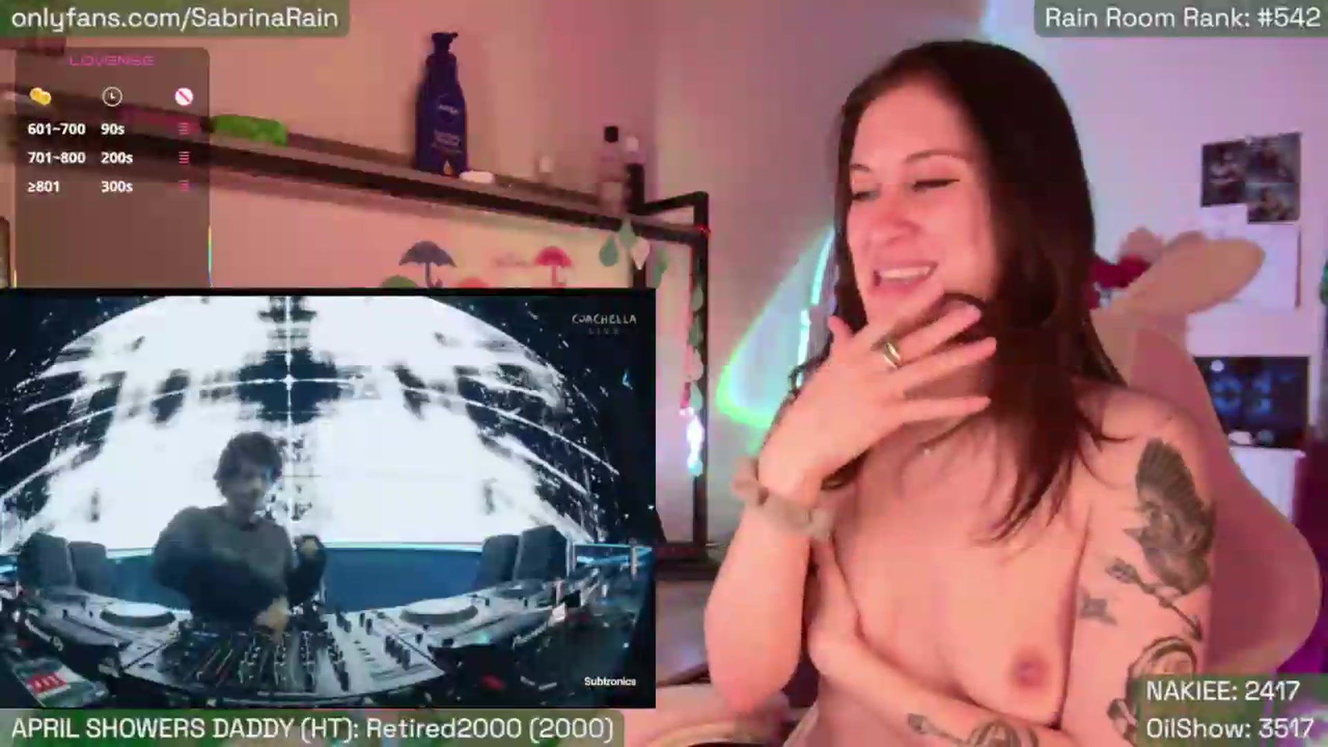 Gallery image thumbnail from SabrinaRain's myfreecams stream on, 04/20/2026, 05:09 image 7 of 20