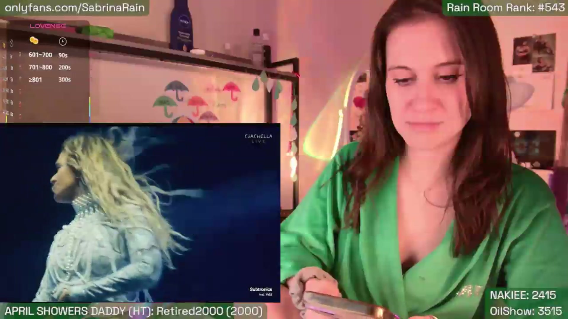 Gallery image thumbnail from SabrinaRain's myfreecams stream on, 04/20/2026, 05:09 image 18 of 20