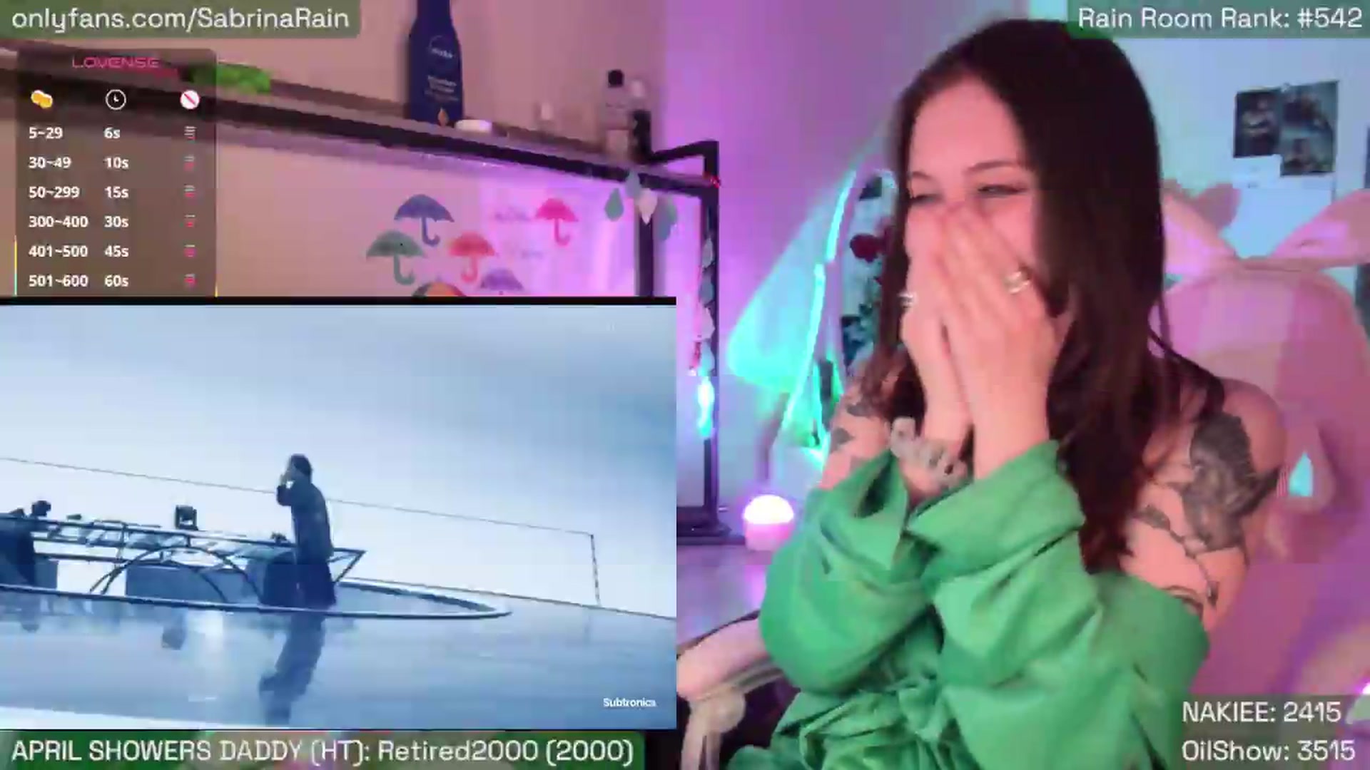 Gallery image thumbnail from SabrinaRain's myfreecams stream on, 04/20/2026, 05:09 image 14 of 20