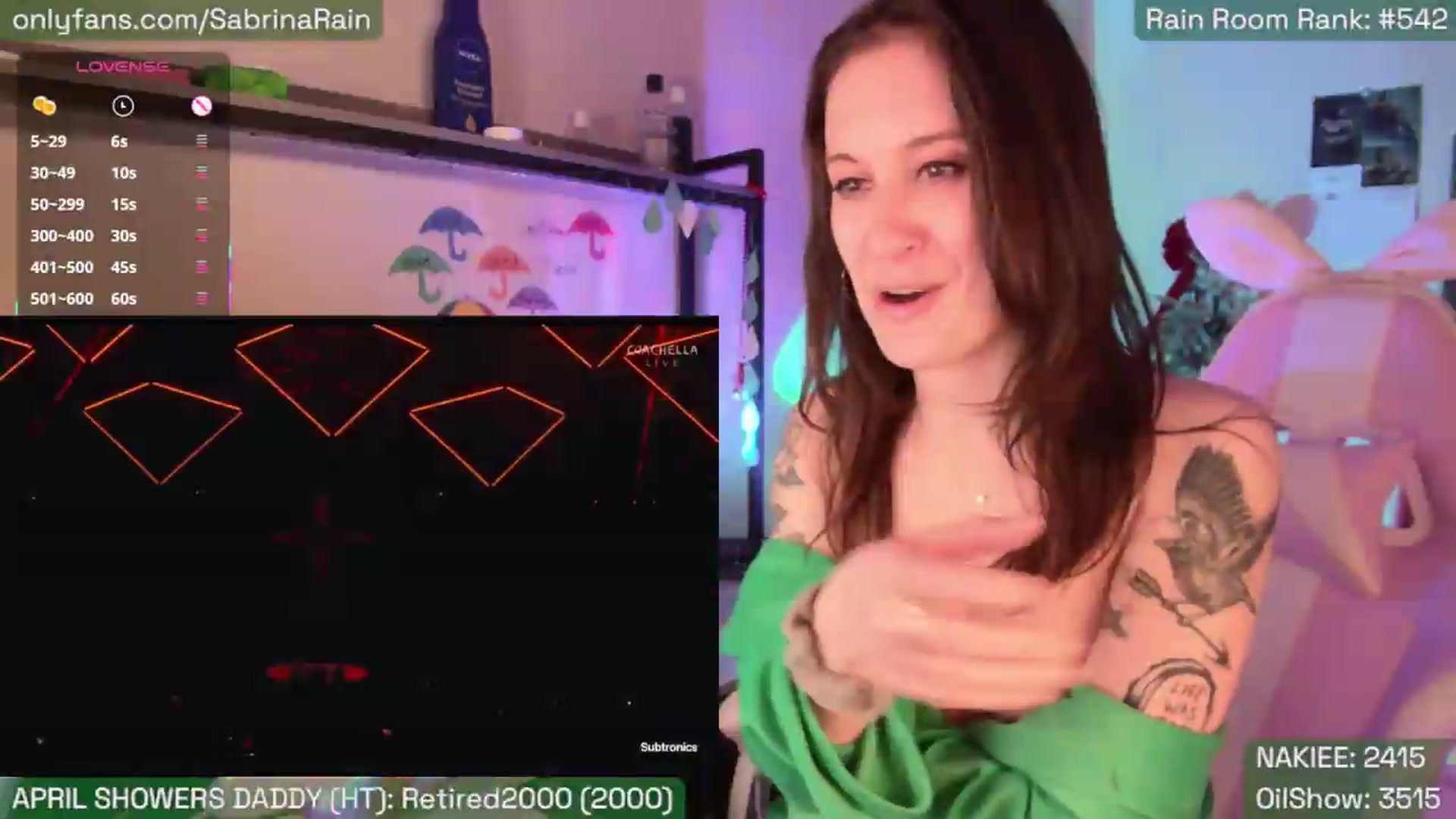 Gallery image thumbnail from SabrinaRain's myfreecams stream on, 04/20/2026, 05:09 image 13 of 20