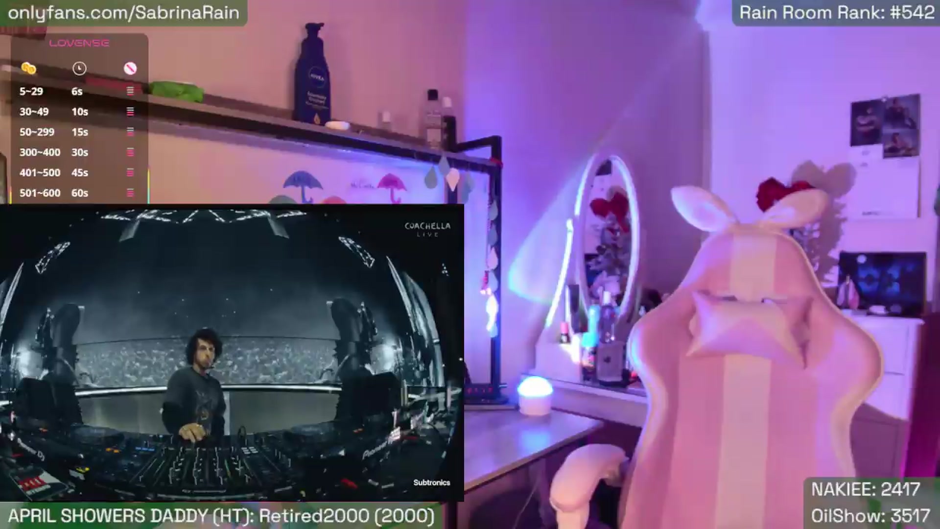 Gallery image thumbnail from SabrinaRain's myfreecams stream on, 04/20/2026, 05:09 image 8 of 20