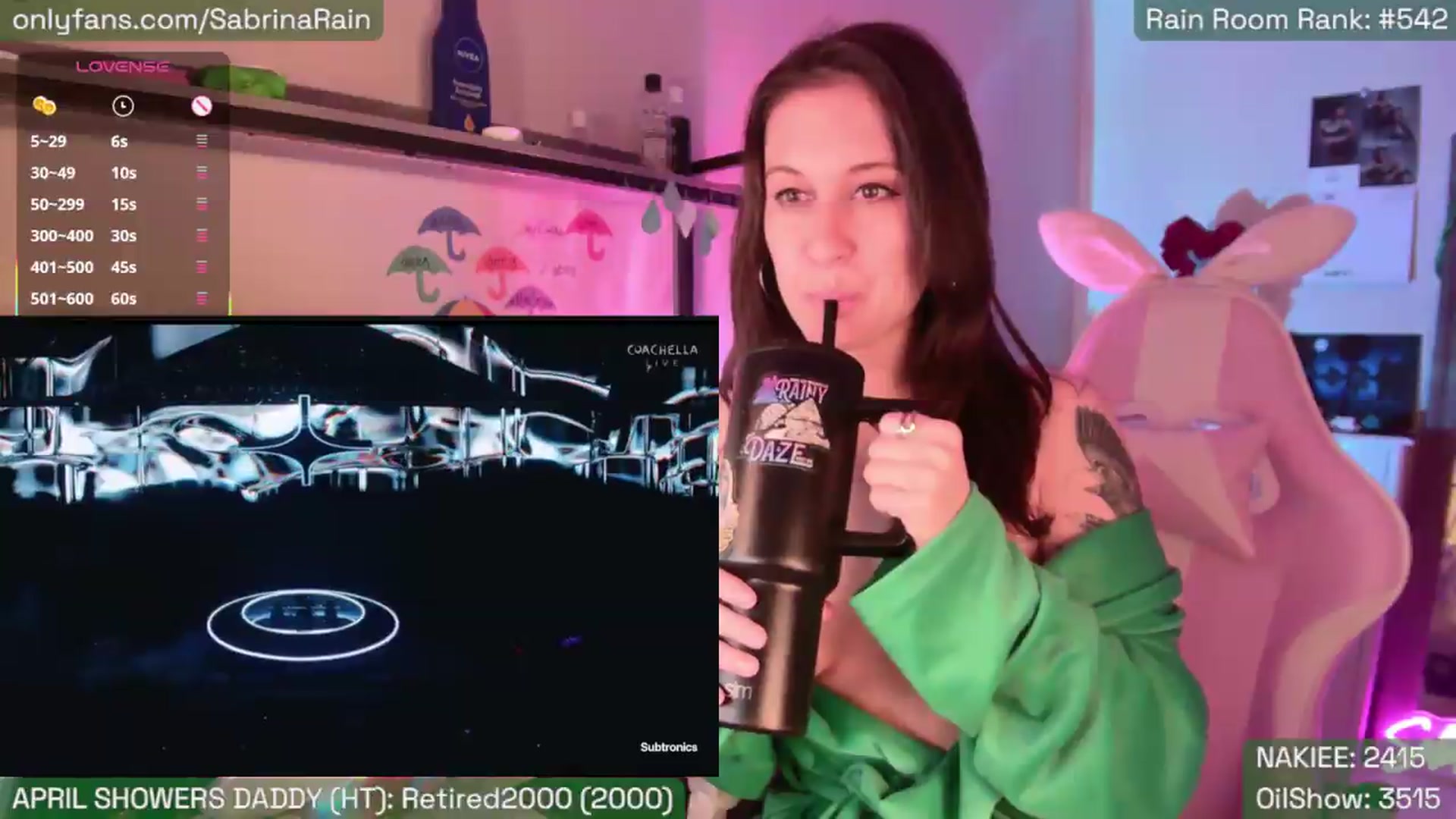 Gallery image thumbnail from SabrinaRain's myfreecams stream on, 04/20/2026, 05:09 image 12 of 20