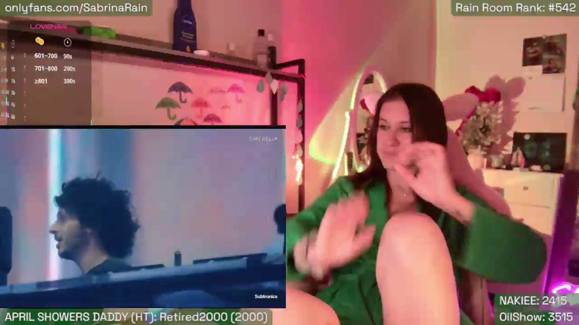 Gallery image thumbnail from SabrinaRain's myfreecams stream on, 04/20/2026, 05:09 image 17 of 20