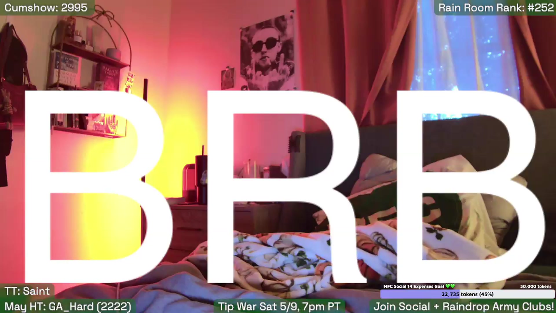 Gallery image thumbnail from SabrinaRain's myfreecams stream on, 05/08/2026, 03:16 image 13 of 20