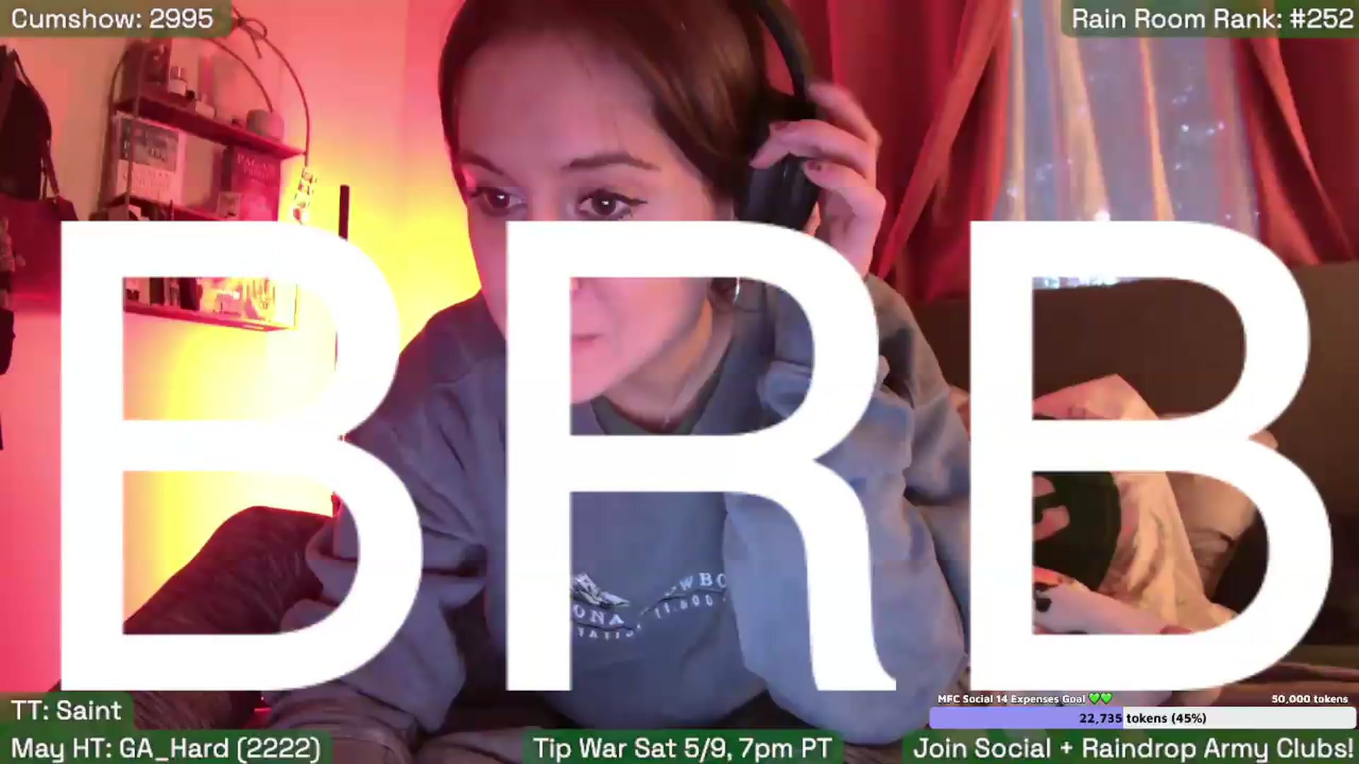 Gallery image thumbnail from SabrinaRain's myfreecams stream on, 05/08/2026, 03:16 image 14 of 20