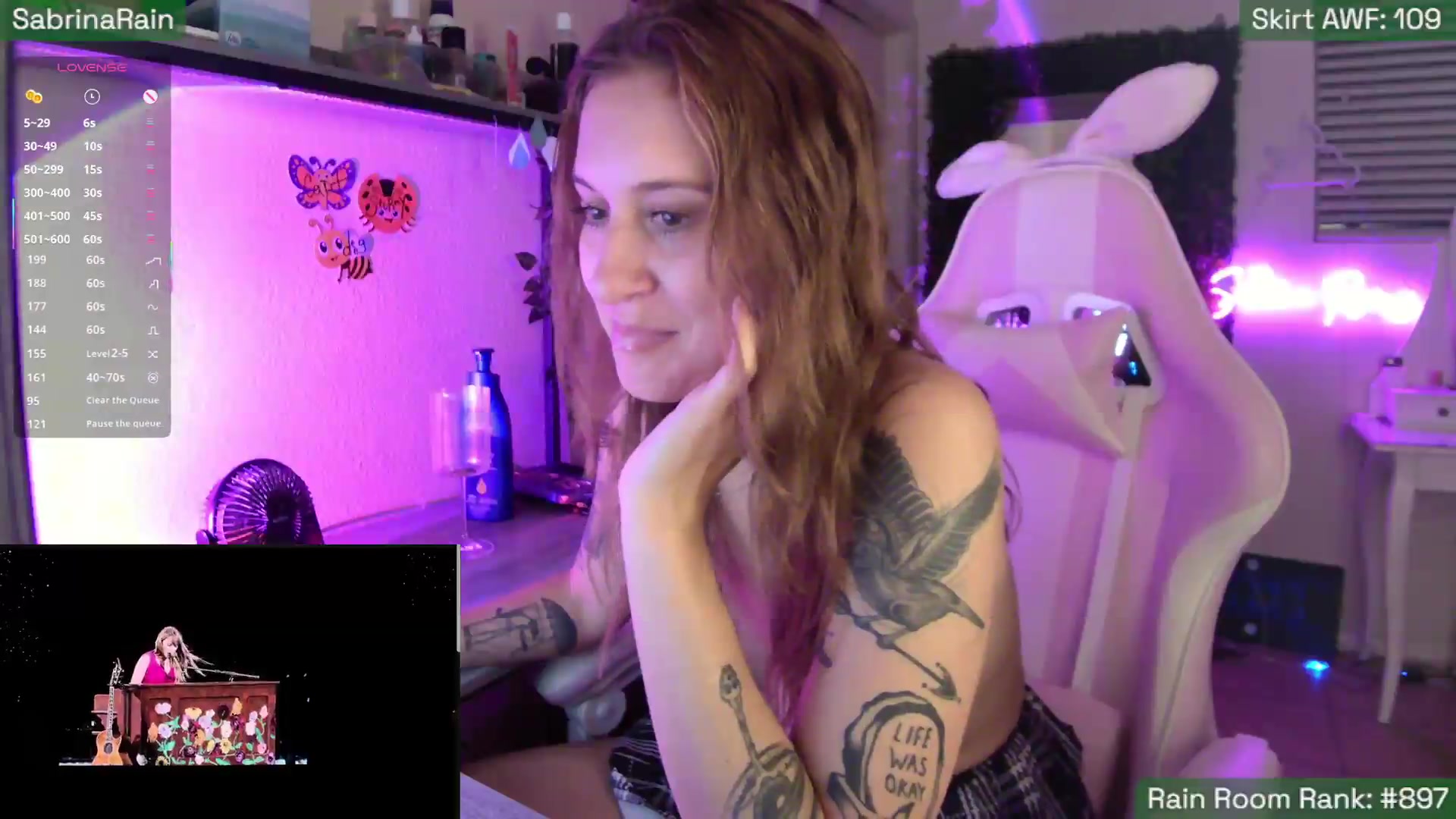 Gallery image thumbnail from SabrinaRain's myfreecams stream on, 08/07/2026, 08:08 image 20 of 20