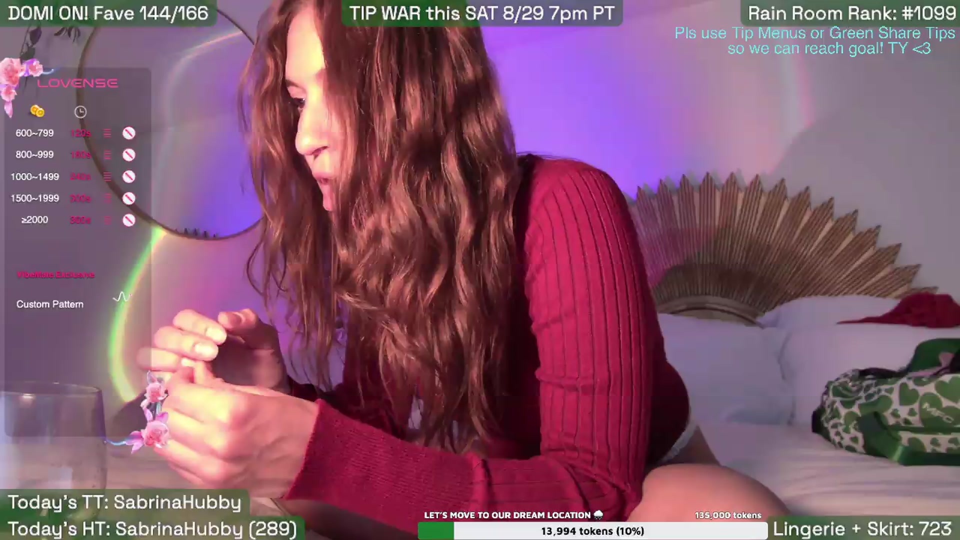 Gallery image thumbnail from SabrinaRain's myfreecams stream on, 08/28/2026, 01:50 image 8 of 20