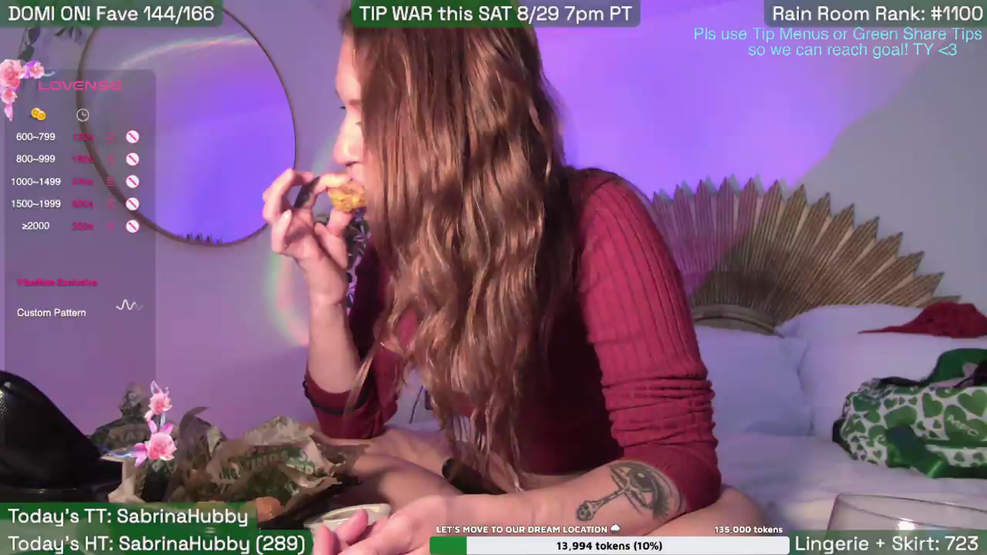 Gallery image thumbnail from SabrinaRain's myfreecams stream on, 08/28/2026, 01:50 image 11 of 20