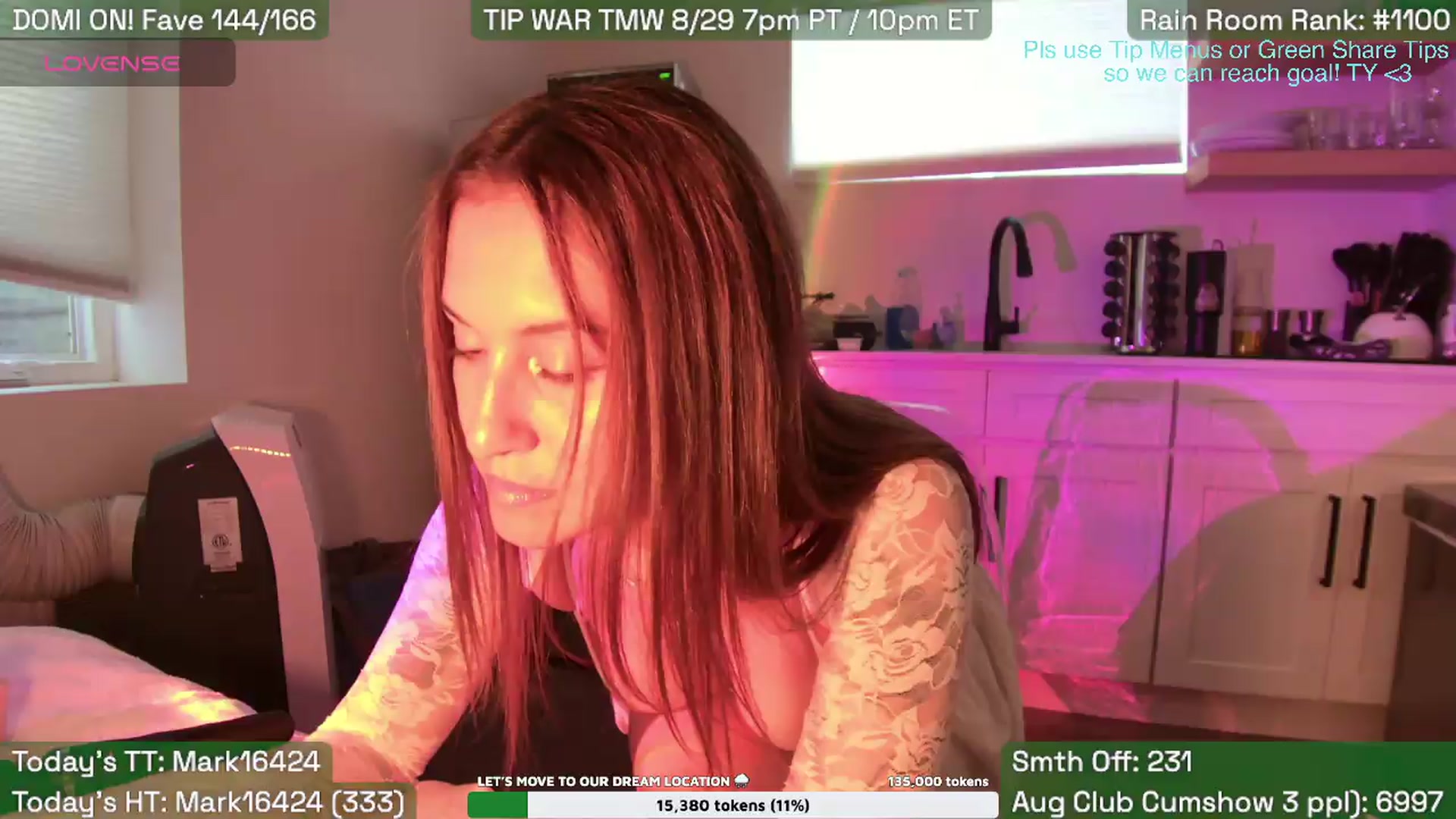 Gallery image thumbnail from SabrinaRain's myfreecams stream on, 08/29/2026, 24:01 image 20 of 20