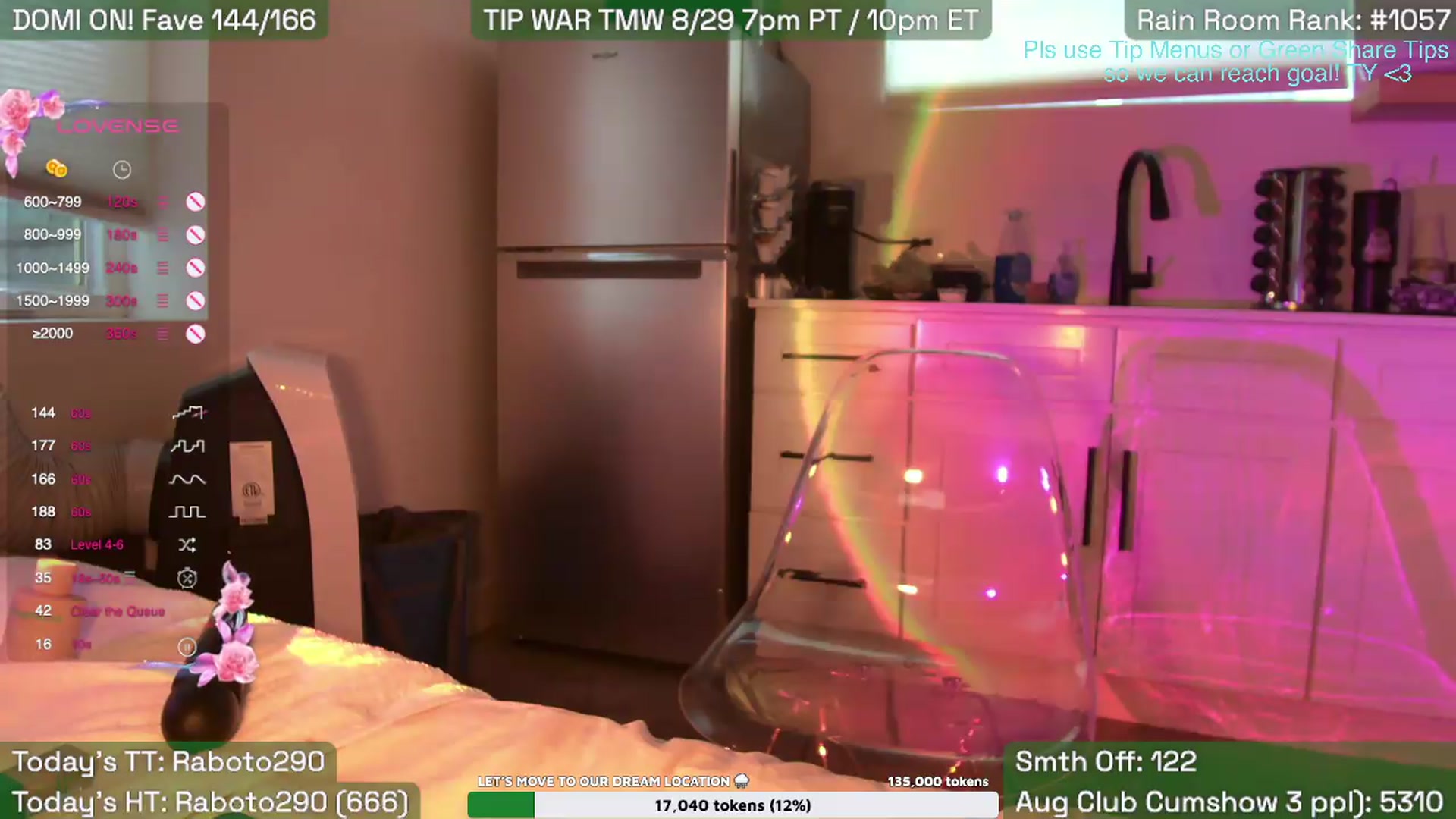 Gallery image thumbnail from SabrinaRain's myfreecams stream on, 08/29/2026, 04:05 image 6 of 20