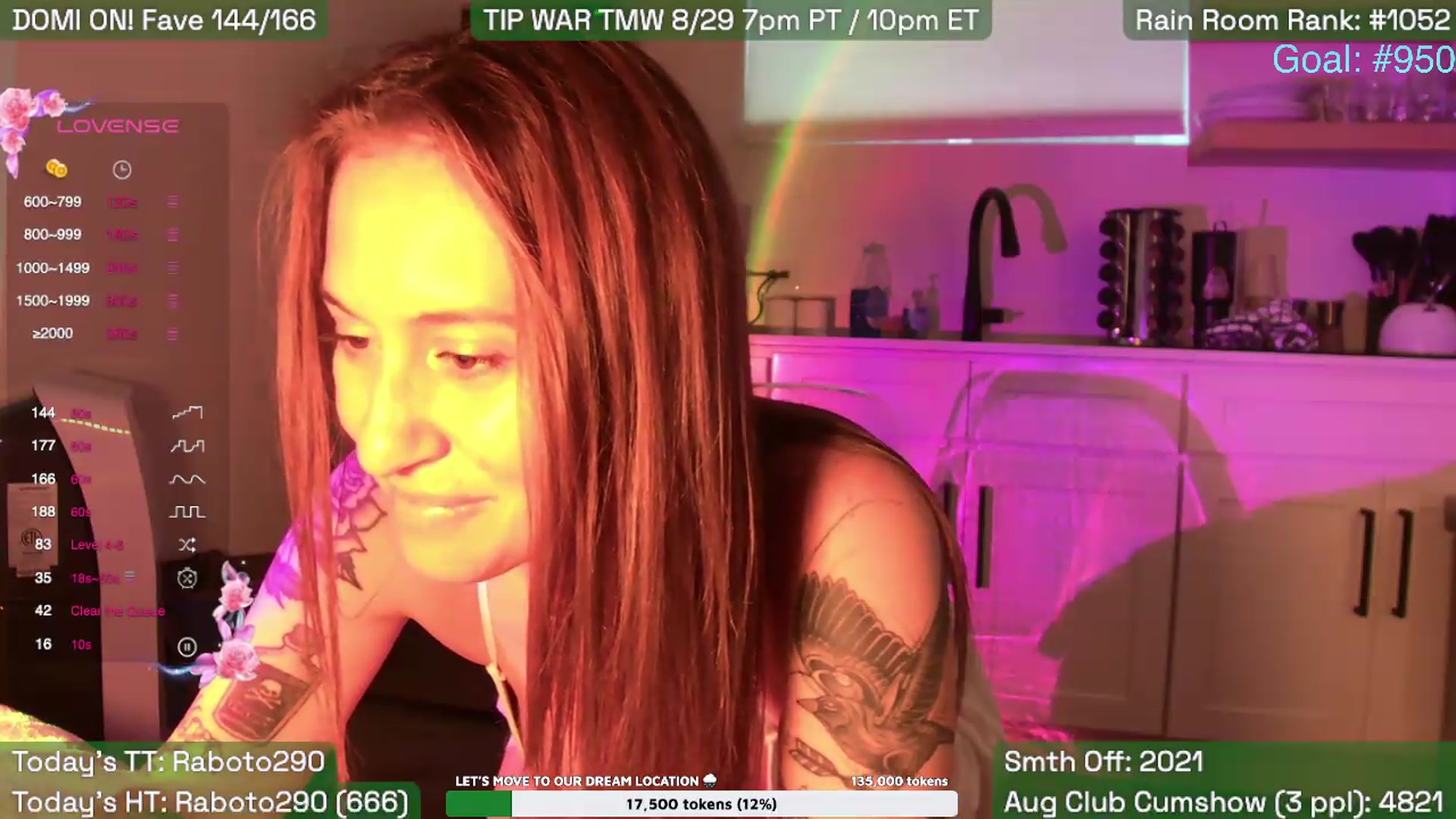 Gallery image thumbnail from SabrinaRain's myfreecams stream on, 08/29/2026, 04:05 image 14 of 20