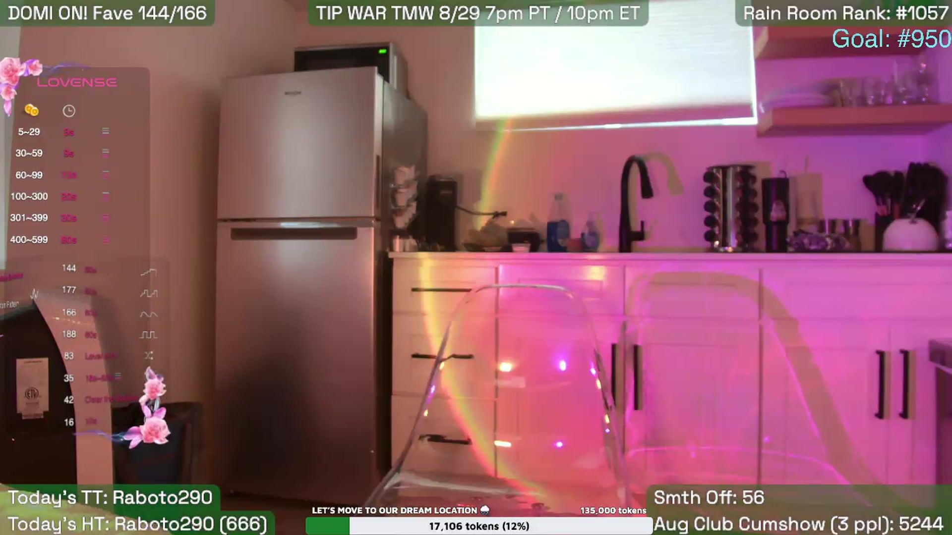 Gallery image thumbnail from SabrinaRain's myfreecams stream on, 08/29/2026, 04:05 image 8 of 20