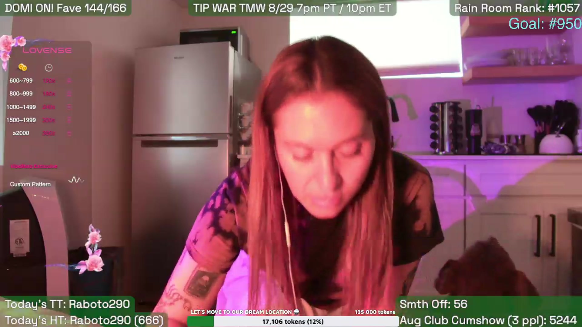 Gallery image thumbnail from SabrinaRain's myfreecams stream on, 08/29/2026, 04:05 image 9 of 20