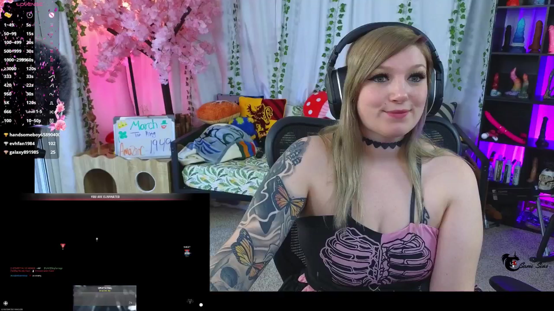 Gallery image thumbnail from SamiSins's myfreecams stream on, 03/07/2025, 21:03 image 13 of 20