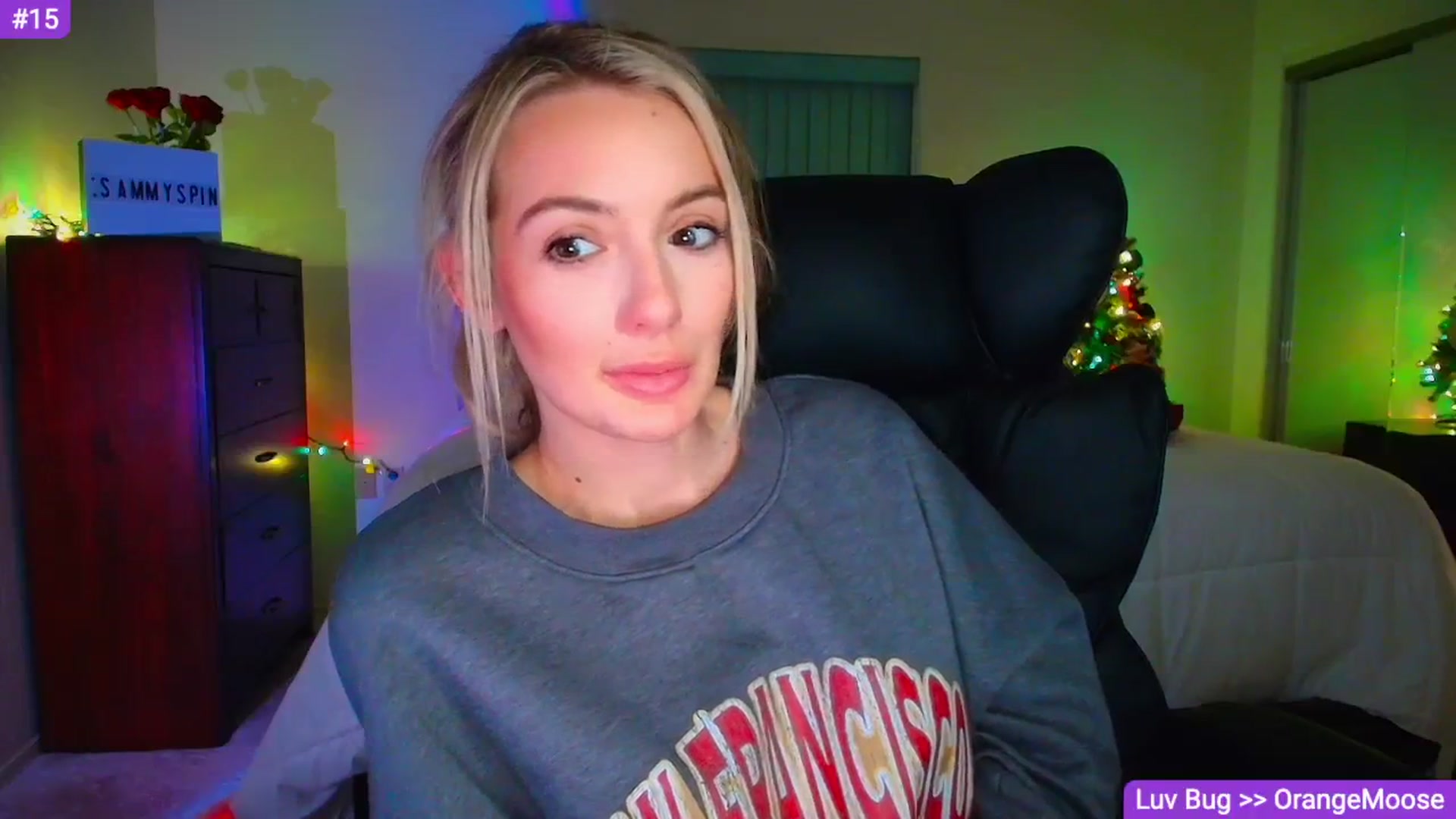 Gallery image thumbnail from Sammy_gray's myfreecams stream on, 02/23/2026, 05:54 image 9 of 20