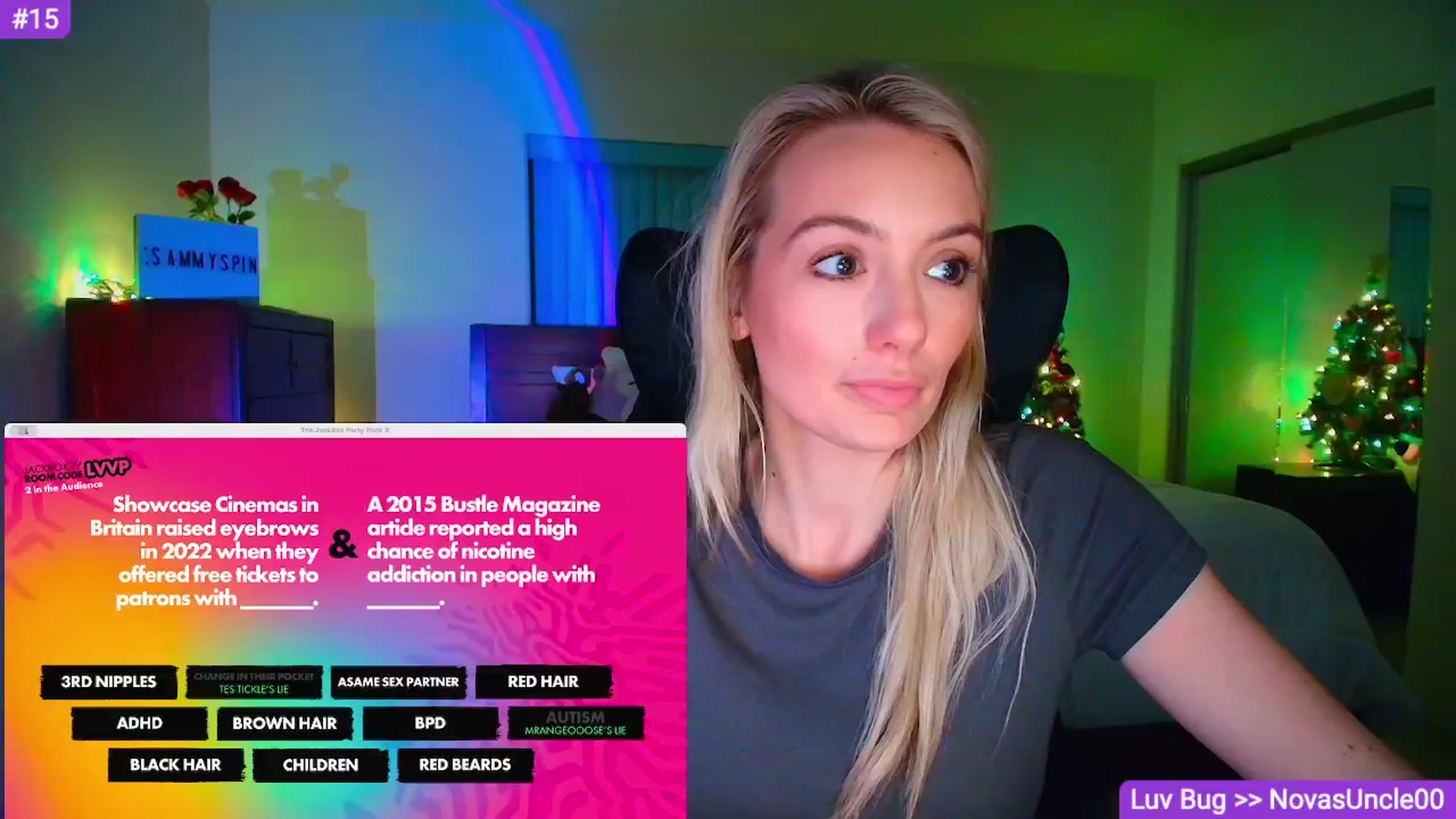 Gallery image thumbnail from Sammy_gray's myfreecams stream on, 02/26/2026, 04:48 image 15 of 20