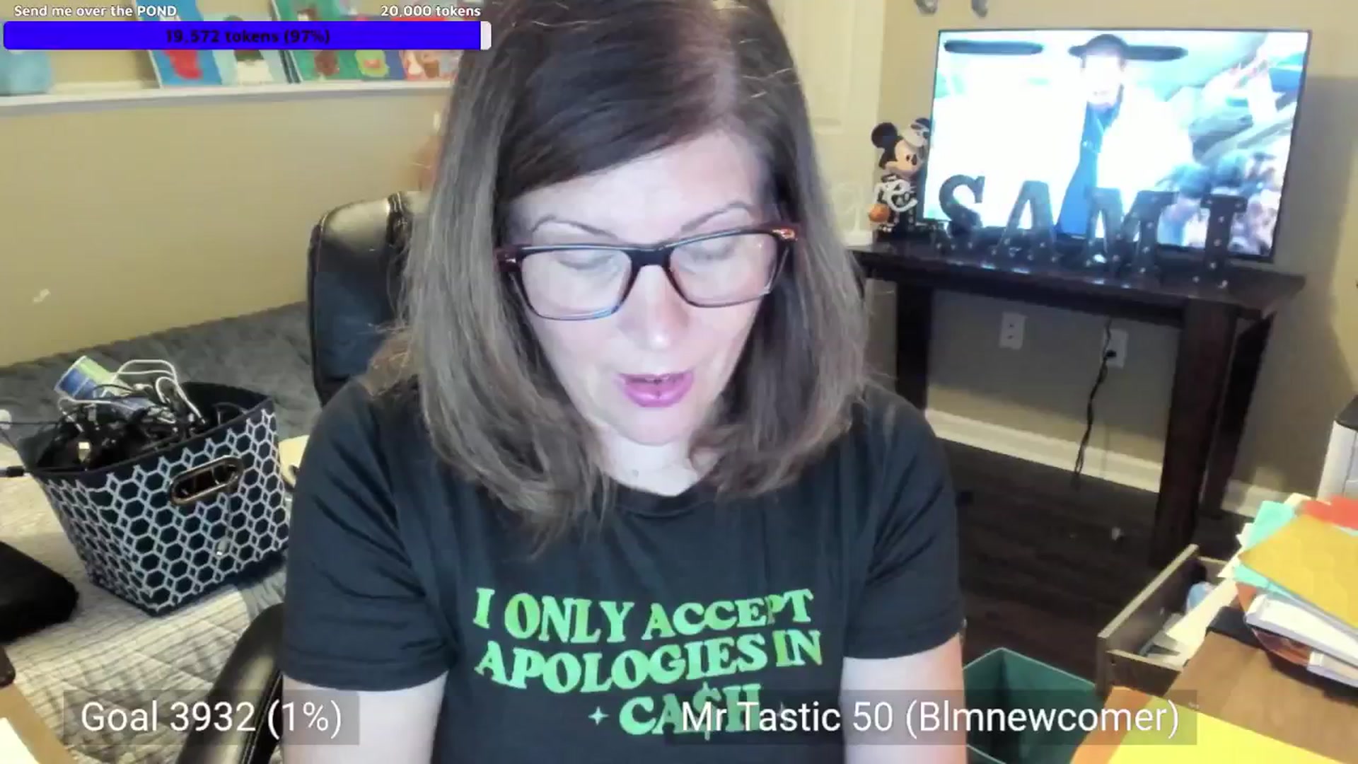 Gallery image thumbnail from Samtastic_'s myfreecams stream on, 08/09/2024, 23:32 image 5 of 20