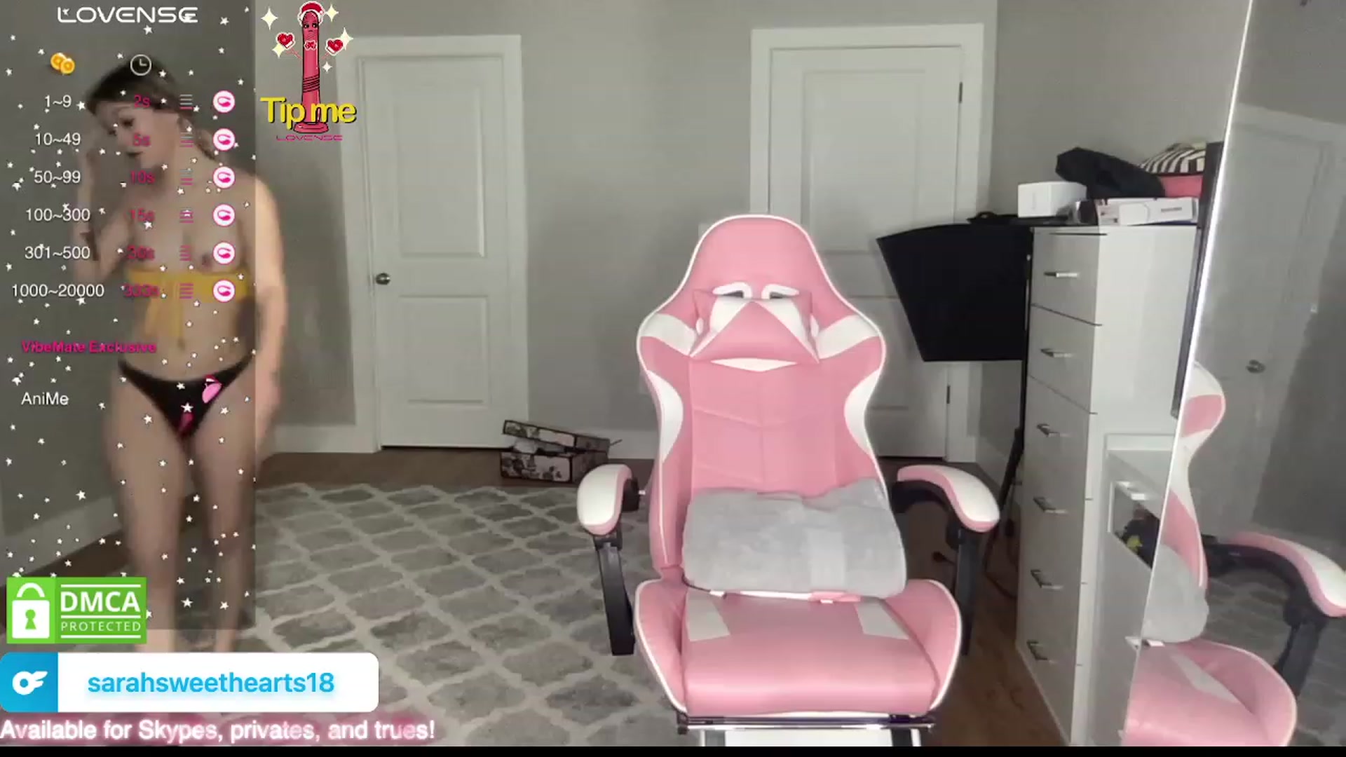 Gallery image thumbnail from Sarahsweets18's myfreecams stream on, 12/07/2023, 18:28 image 17 of 20