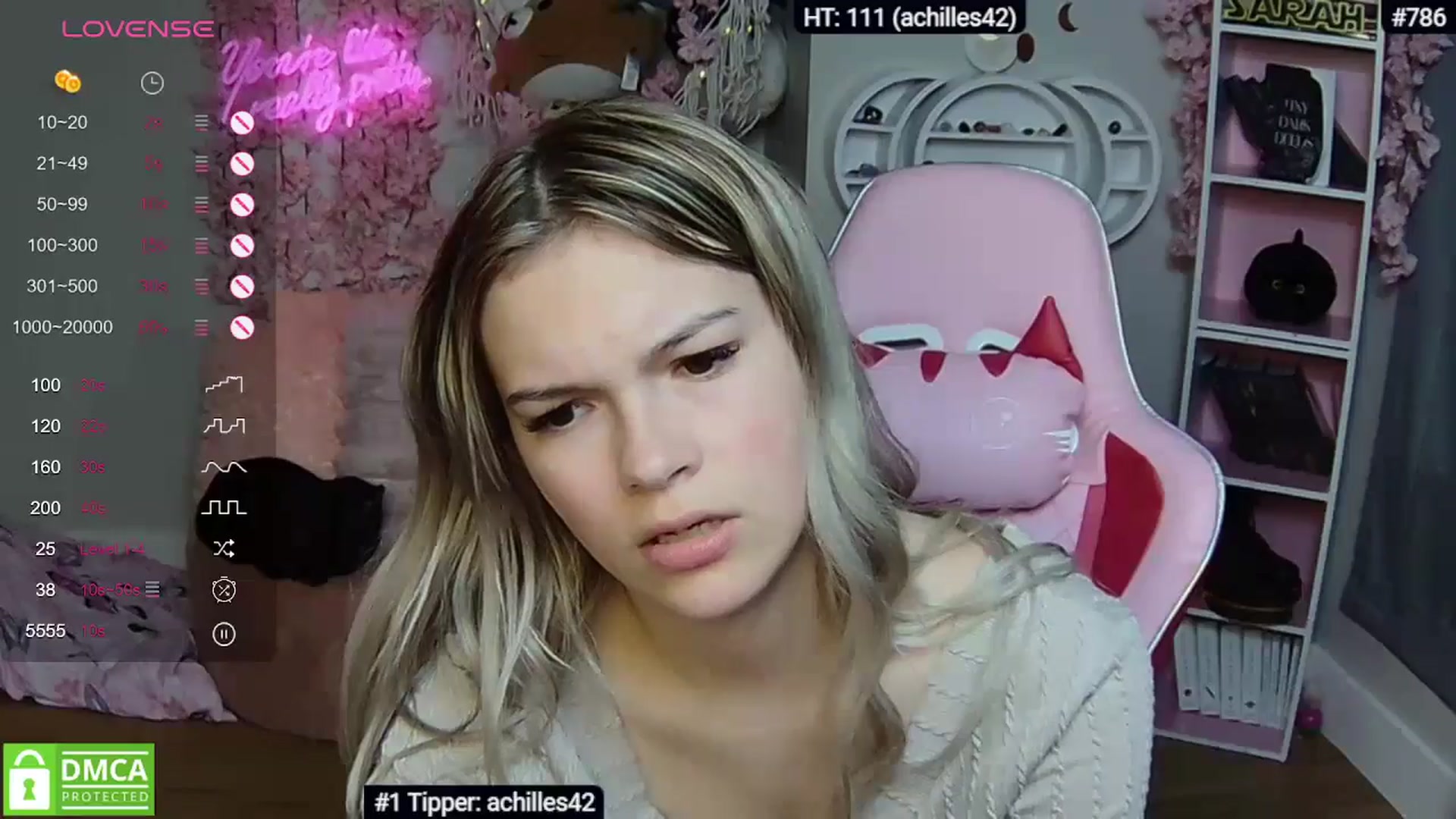 Gallery image thumbnail from Sarahsweets18's myfreecams stream on, 05/12/2024, 20:51 image 18 of 20