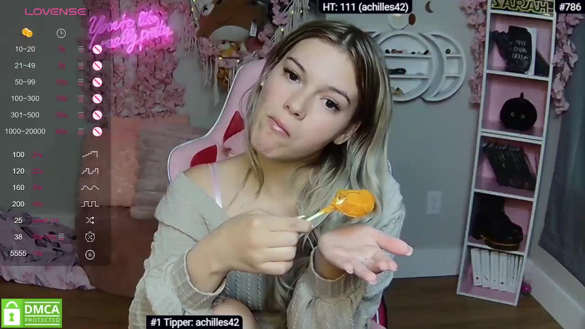 Gallery image thumbnail from Sarahsweets18's myfreecams stream on, 05/12/2024, 20:51 image 9 of 20