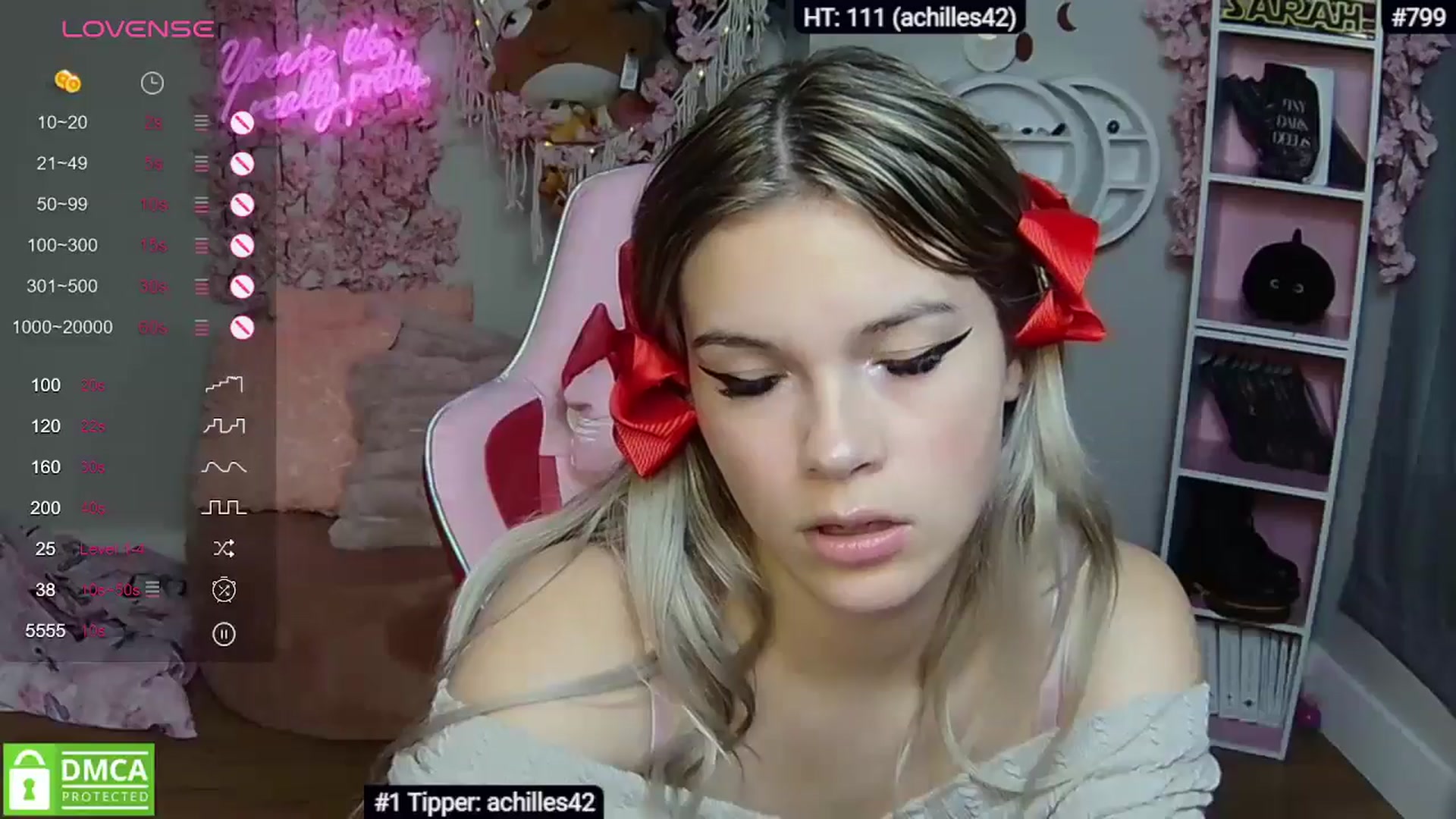Gallery image thumbnail from Sarahsweets18's myfreecams stream on, 05/12/2024, 23:10 image 7 of 20