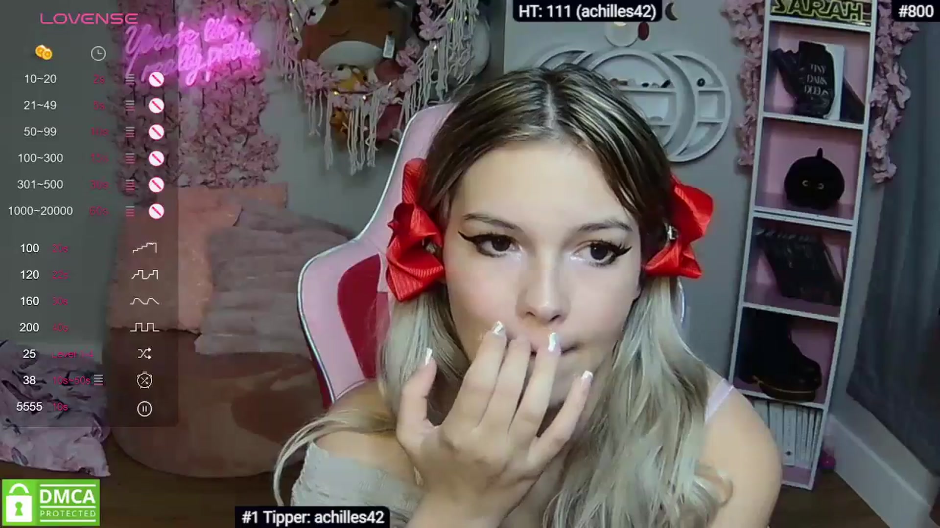 Gallery image thumbnail from Sarahsweets18's myfreecams stream on, 05/12/2024, 23:10 image 20 of 20