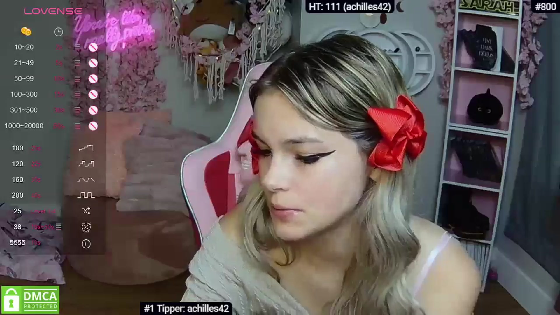 Gallery image thumbnail from Sarahsweets18's myfreecams stream on, 05/12/2024, 23:10 image 19 of 20