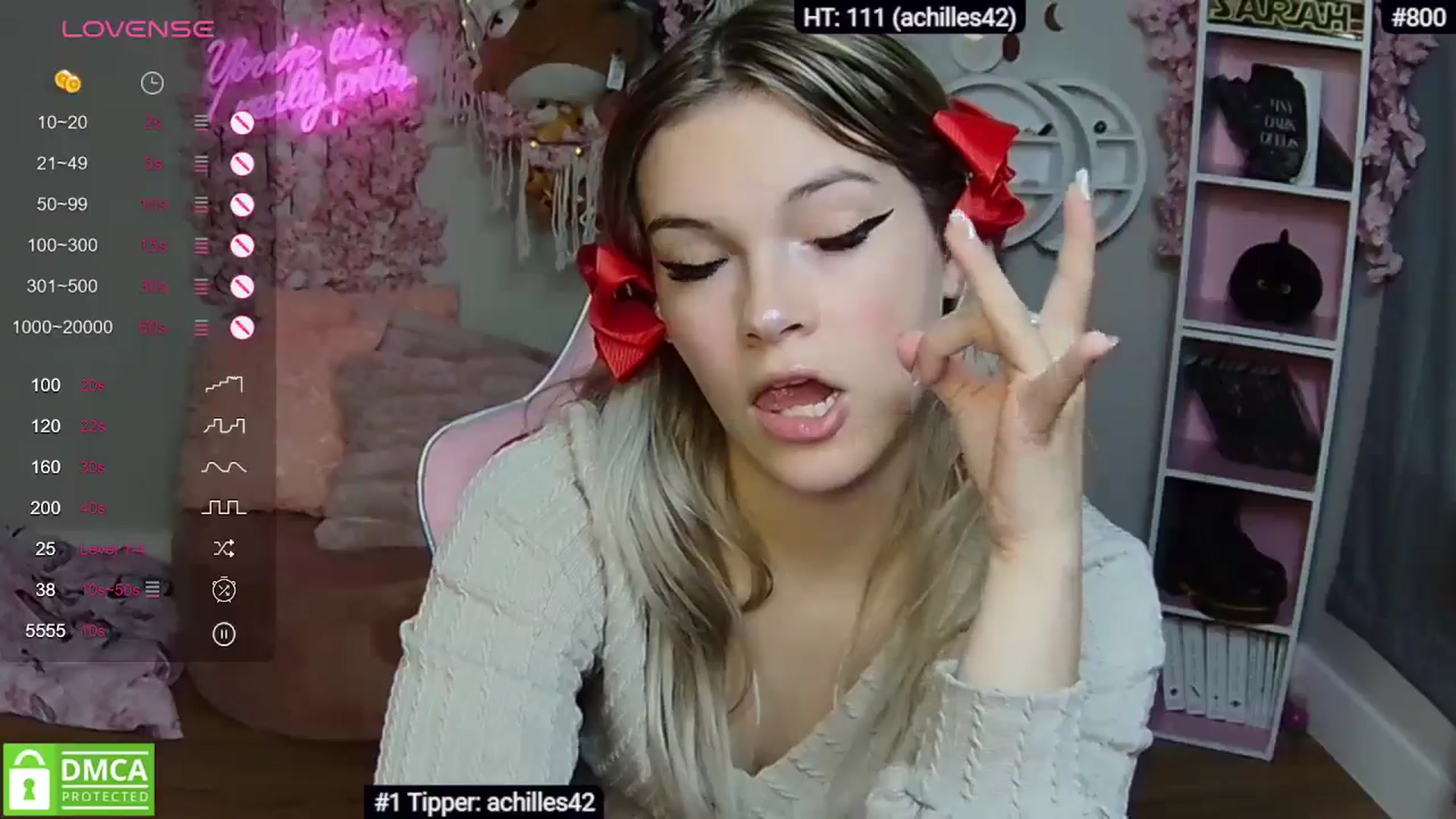 Gallery image thumbnail from Sarahsweets18's myfreecams stream on, 05/12/2024, 23:10 image 10 of 20