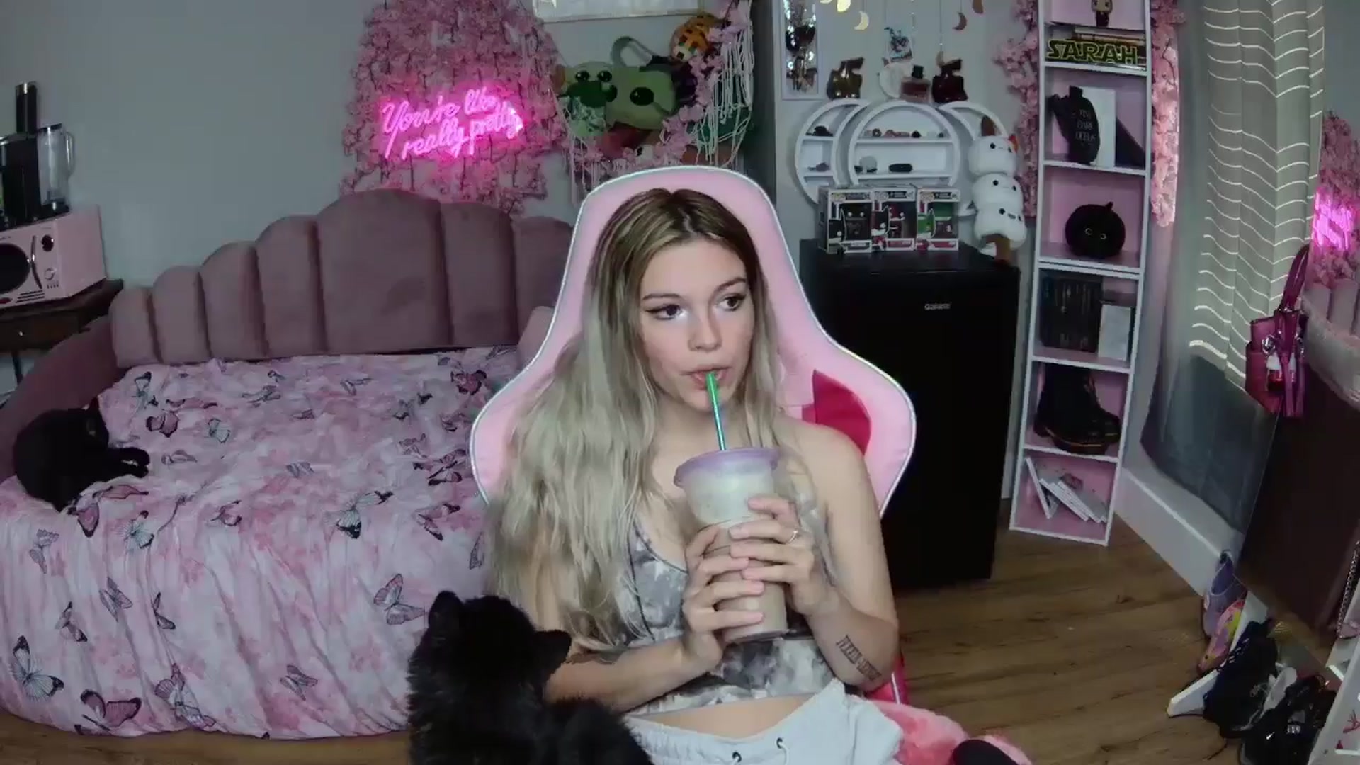 Gallery image thumbnail from Sarahsweets18's myfreecams stream on, 06/23/2024, 16:33 image 8 of 20