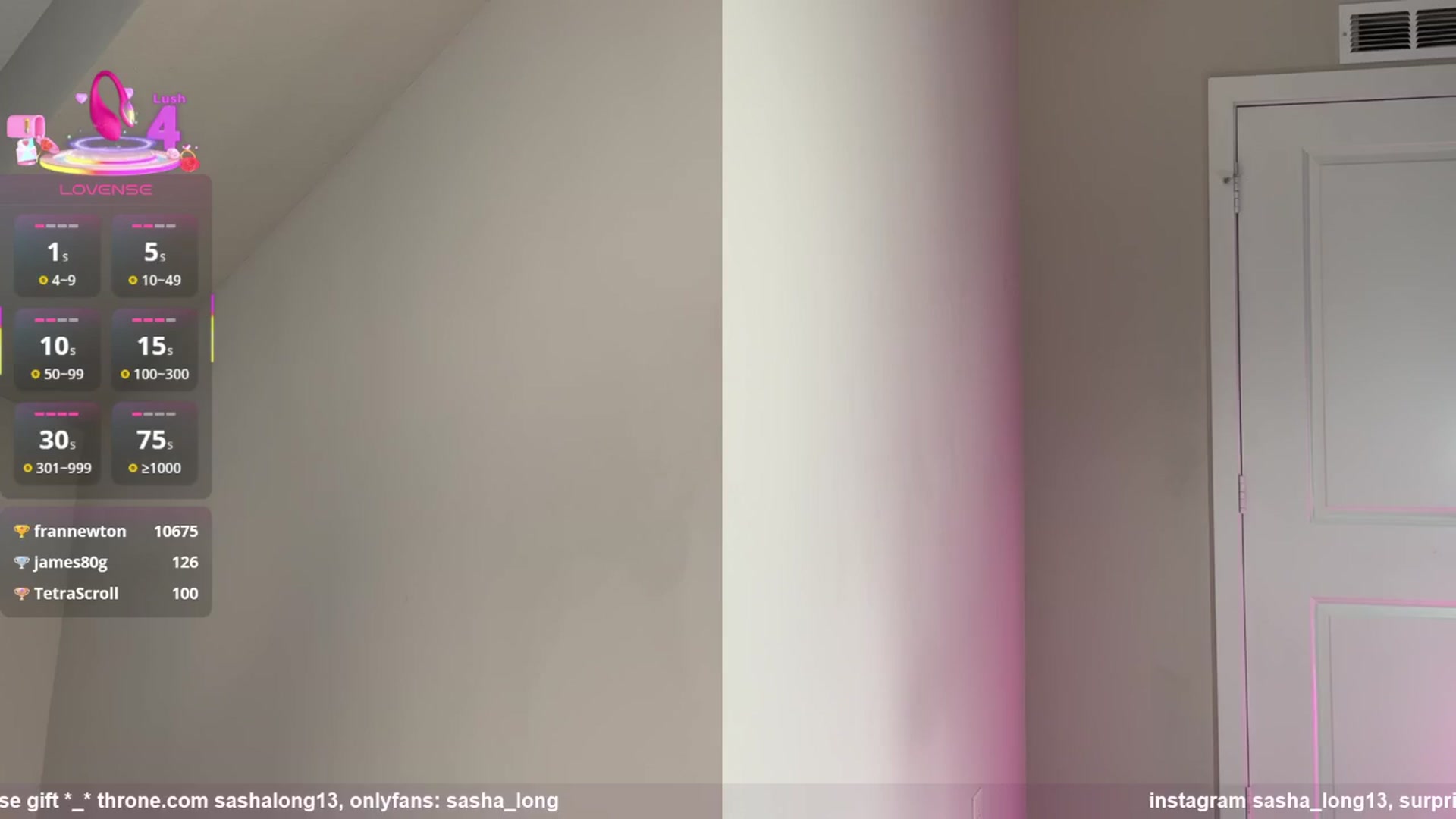 Gallery image thumbnail from Sashalong's myfreecams stream on, 12/21/2025, 21:40 image 17 of 20