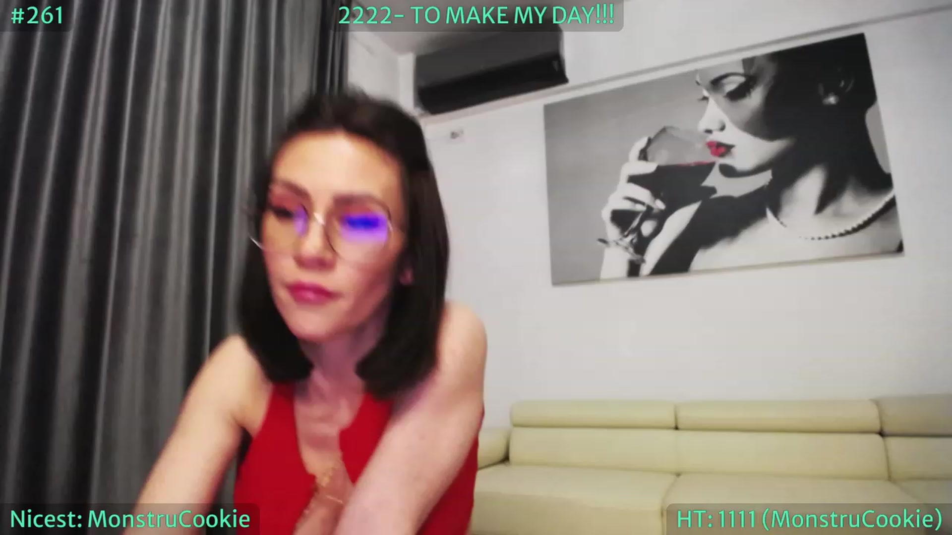 Gallery image thumbnail from SassyCookies's myfreecams stream on, 02/08/2023, 04:31 image 8 of 20