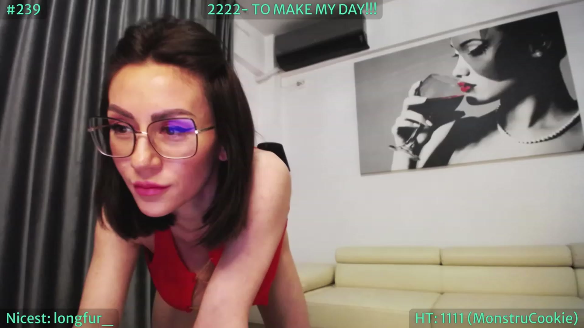 Gallery image thumbnail from SassyCookies's myfreecams stream on, 02/08/2023, 04:31 image 13 of 20