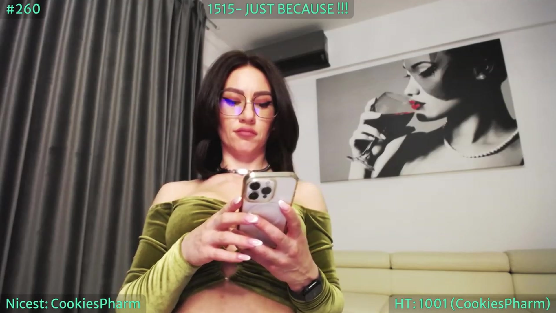 Gallery image thumbnail from SassyCookies's myfreecams stream on, 04/21/2023, 03:54 image 20 of 20