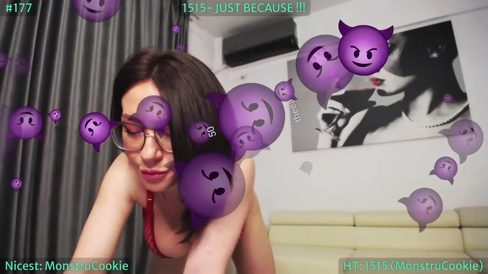 Gallery image thumbnail from SassyCookies's myfreecams stream on, 05/20/2023, 04:02 image 4 of 20