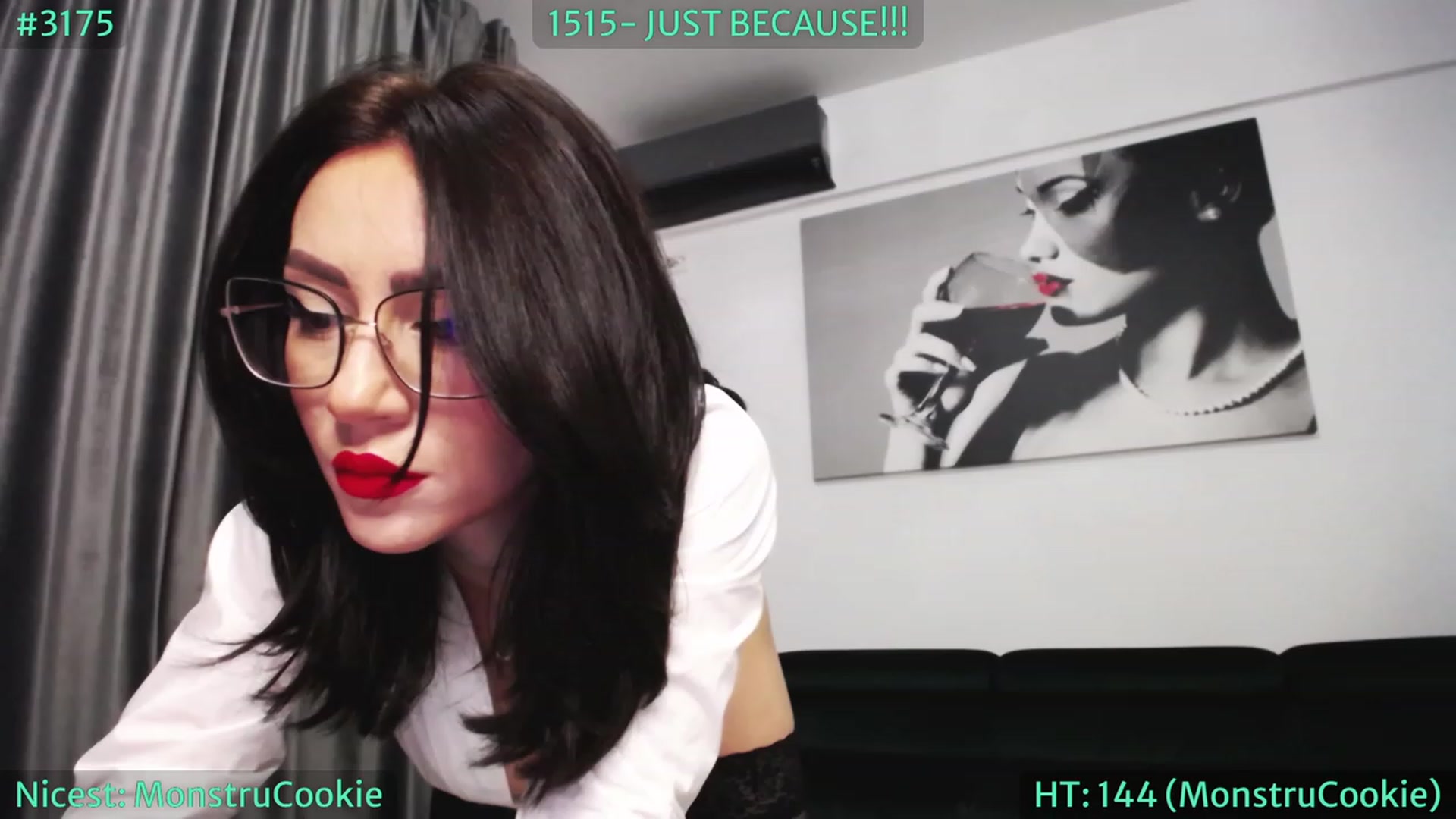 Gallery image thumbnail from SassyCookies's myfreecams stream on, 10/18/2023, 01:21 image 19 of 20