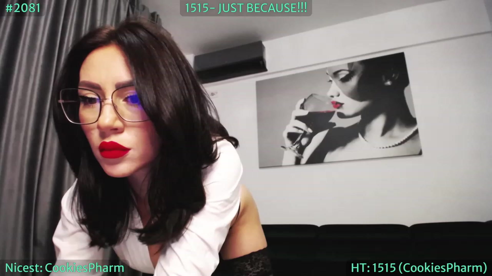 Gallery image thumbnail from SassyCookies's myfreecams stream on, 10/18/2023, 03:19 image 8 of 20