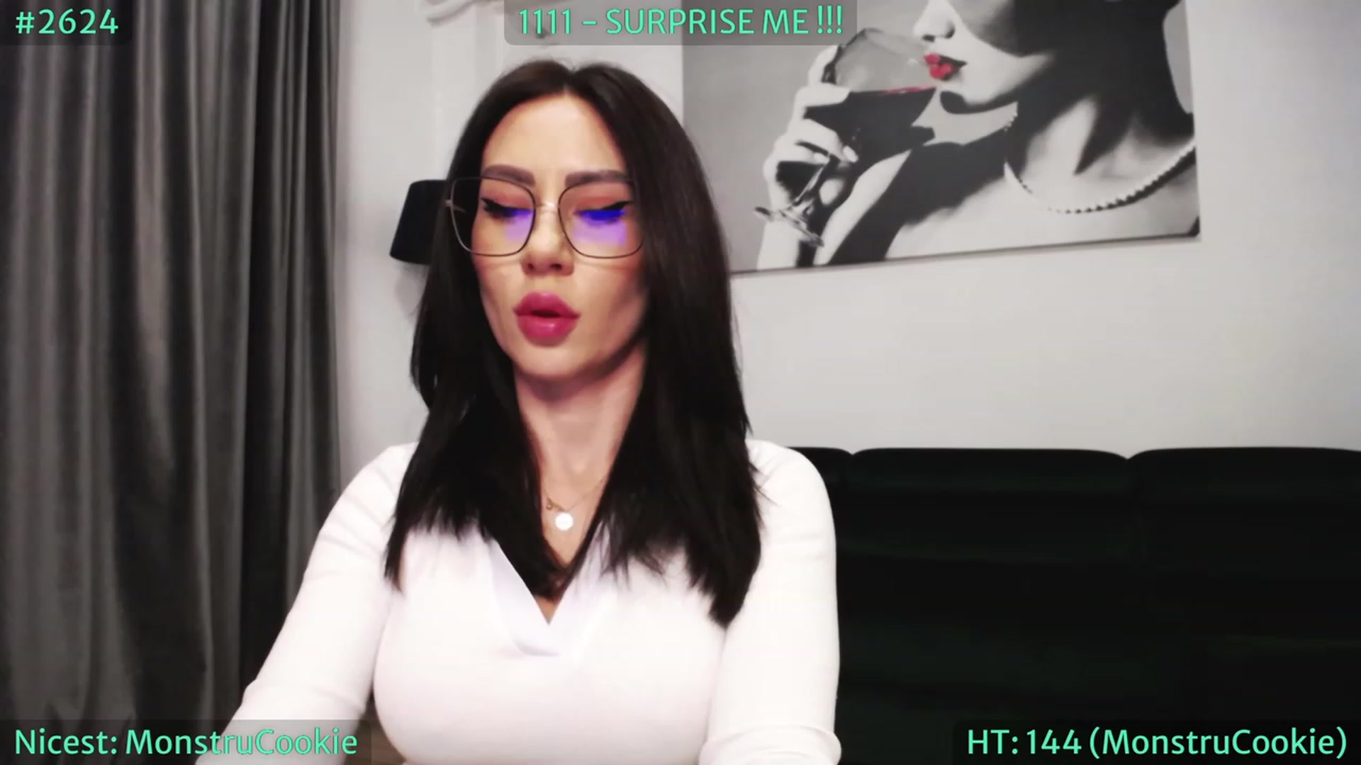 Gallery image thumbnail from SassyCookies's myfreecams stream on, 01/17/2024, 04:34 image 2 of 20