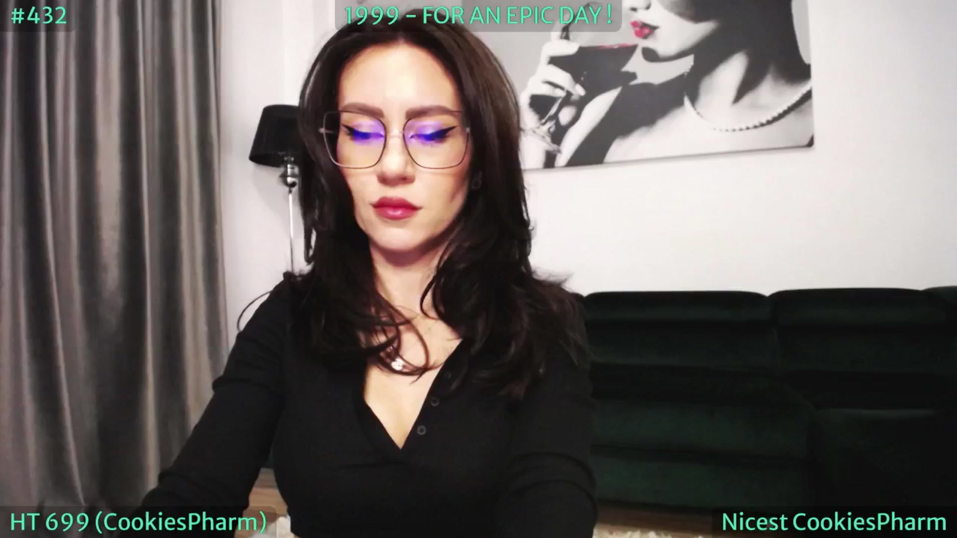 Gallery image thumbnail from SassyCookies's myfreecams stream on, 05/01/2024, 04:39 image 8 of 20