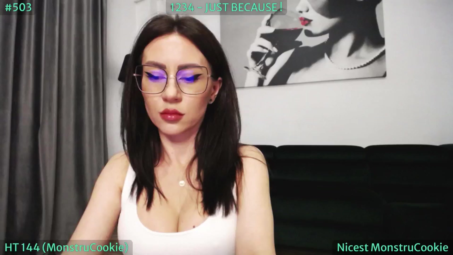 Gallery image thumbnail from SassyCookies's myfreecams stream on, 05/03/2024, 04:32 image 9 of 20